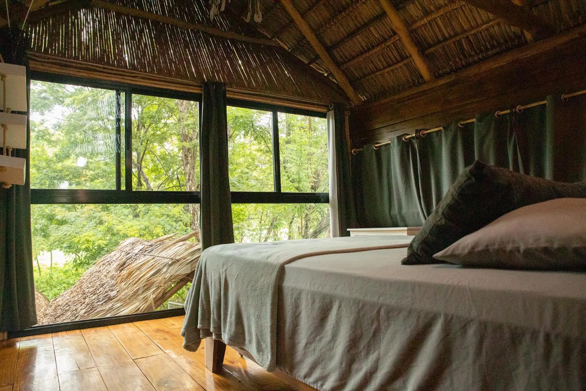 Bedroom, Bed in LA QUEBRADA ECO LODGE Hotel Boutique