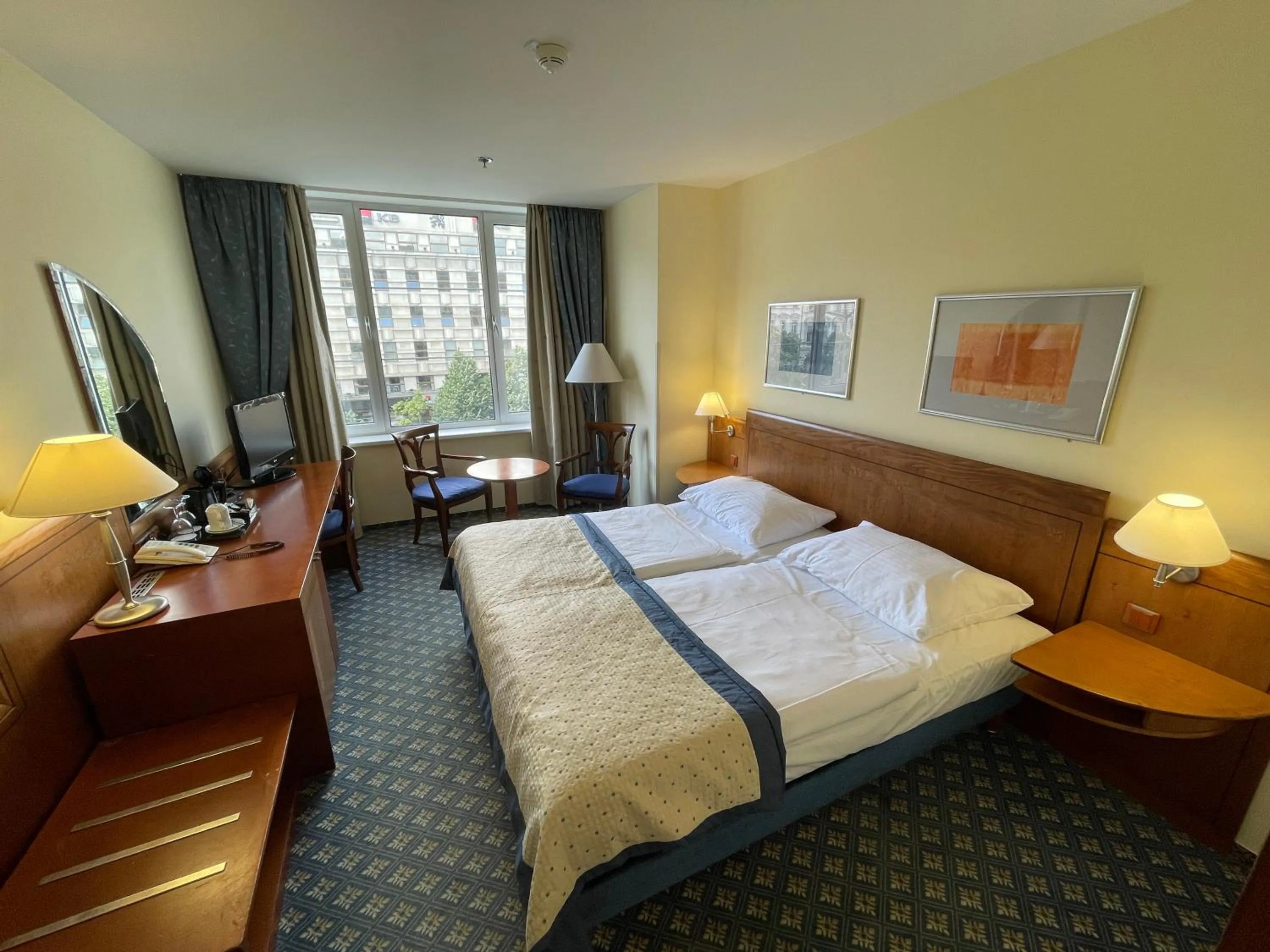 Bedroom, Bed in Ramada Prague City Centre