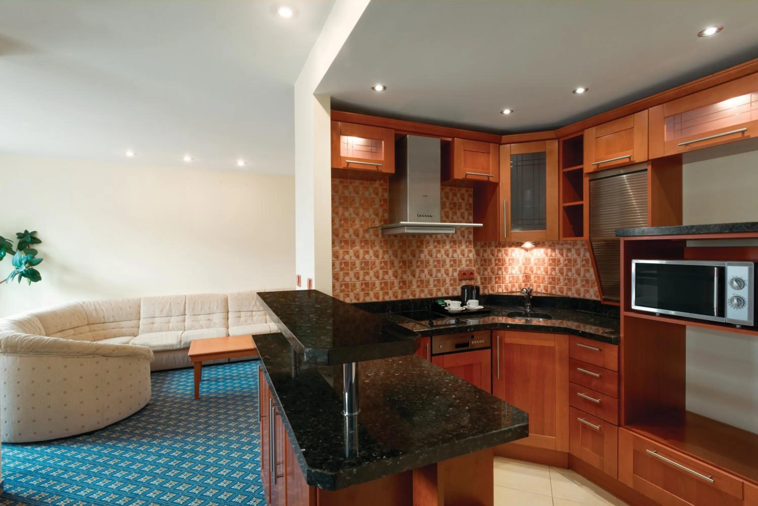 kitchen in Ramada Prague City Centre