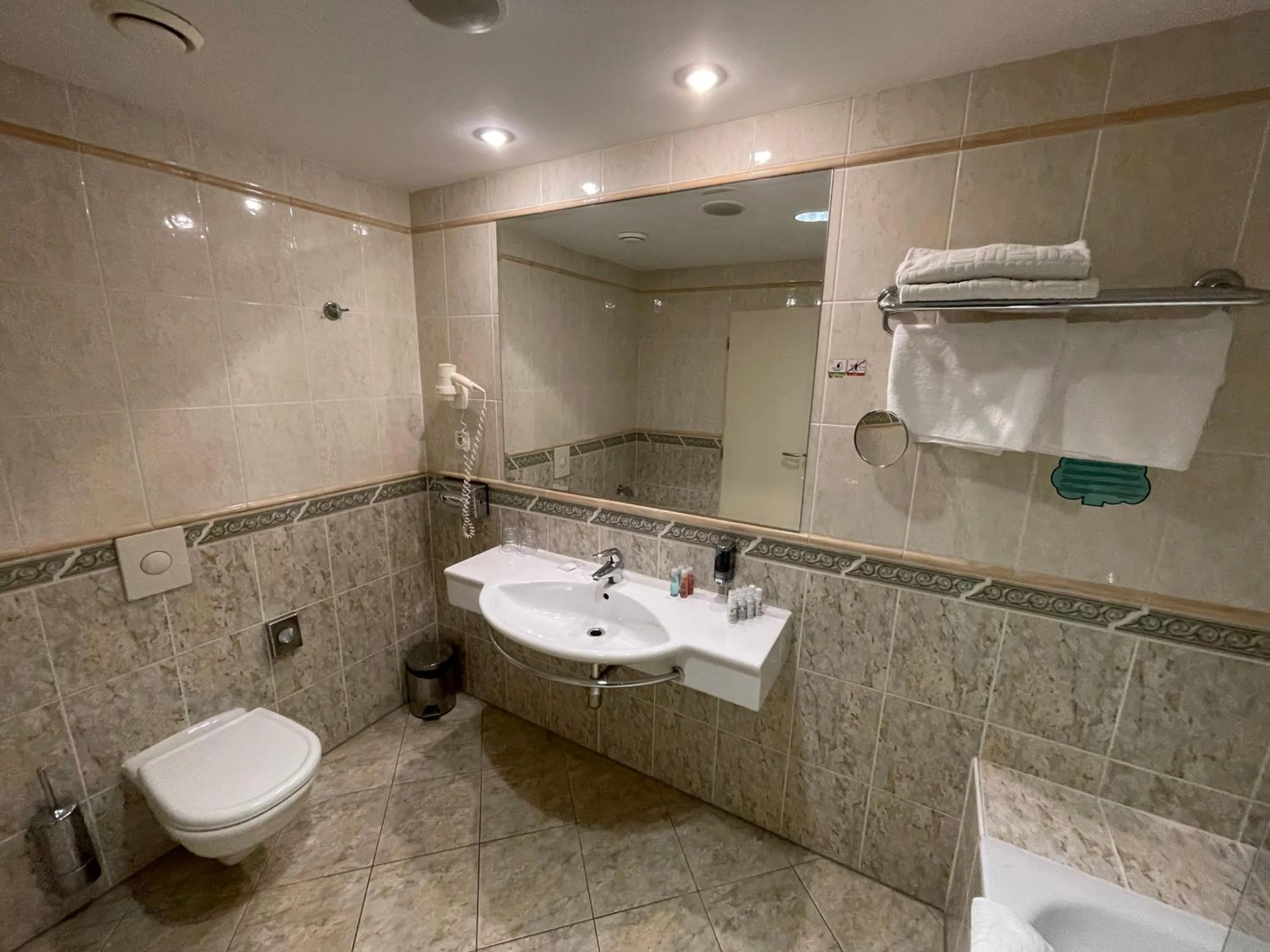 Bathroom in Ramada Prague City Centre