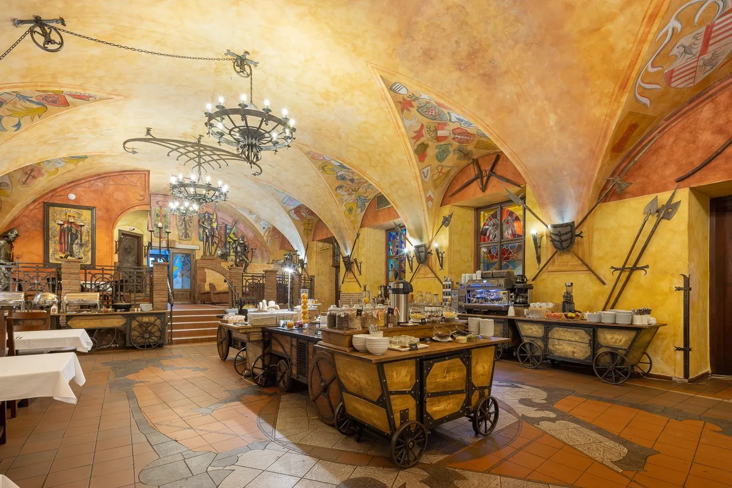 Breakfast in Pytloun Old Armoury Hotel Prague, Stará Zbrojnice