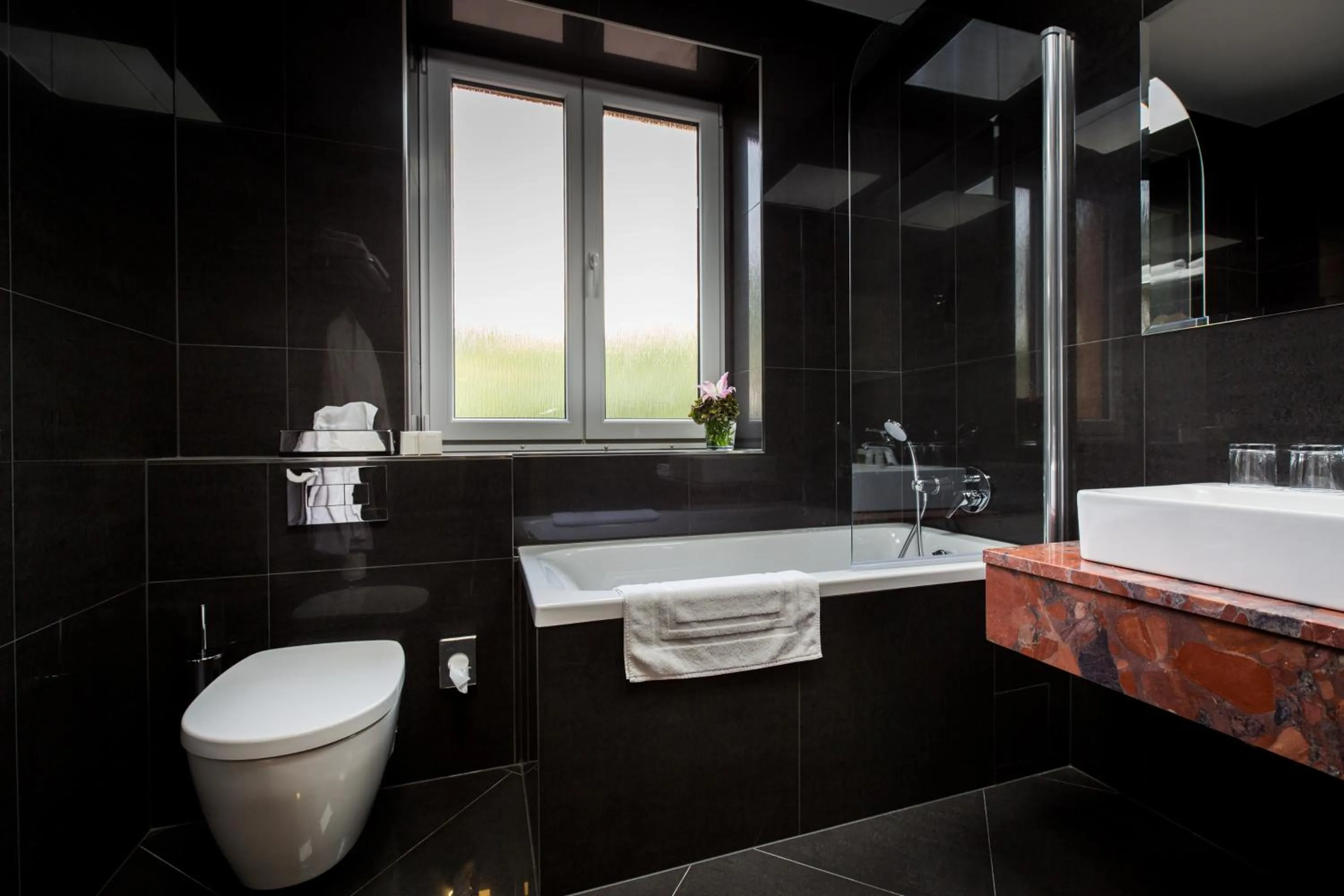 Bathroom in Hotel Selsky Dvur - Bohemian Village Courtyard