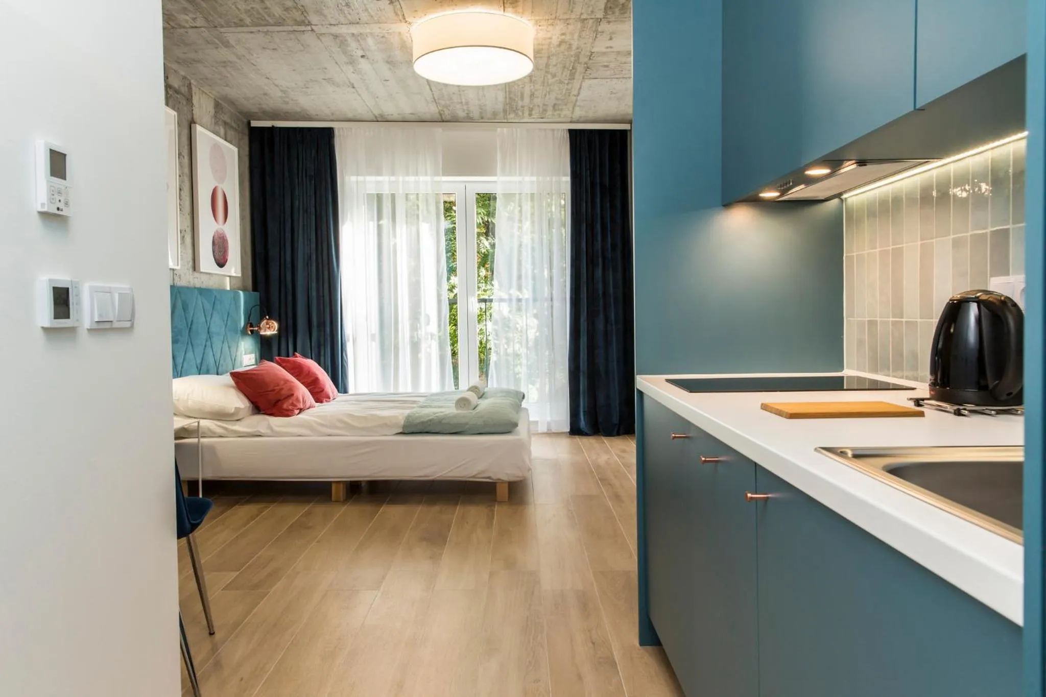 Kitchen or kitchenette, Bed in Piedmont House