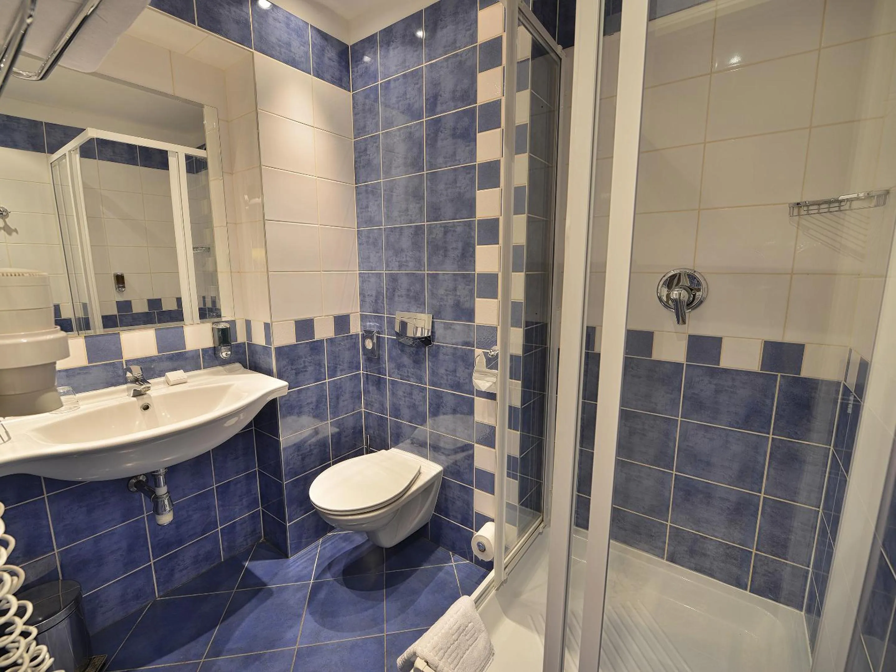 Shower in EA Hotel Jeleni Dvur Prague Castle