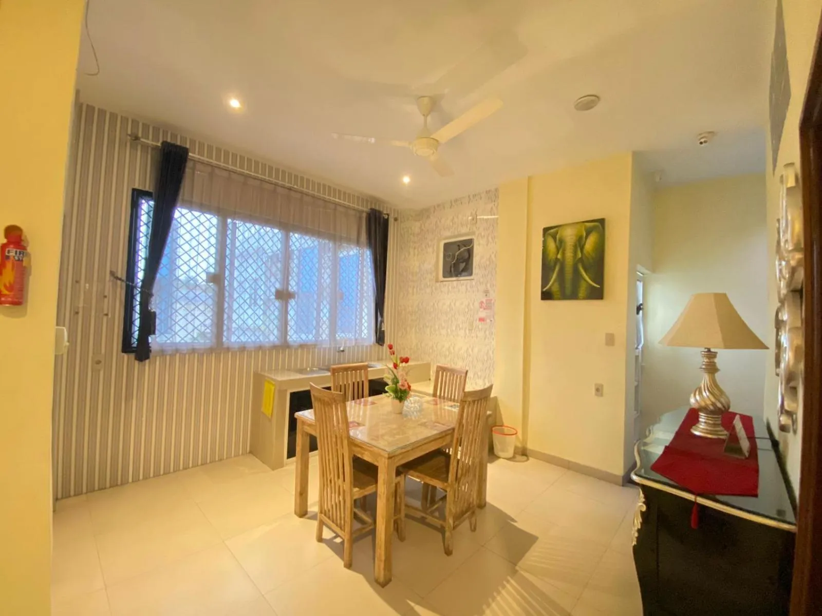 Seating area in JIYO BOUTIQUE Hotel