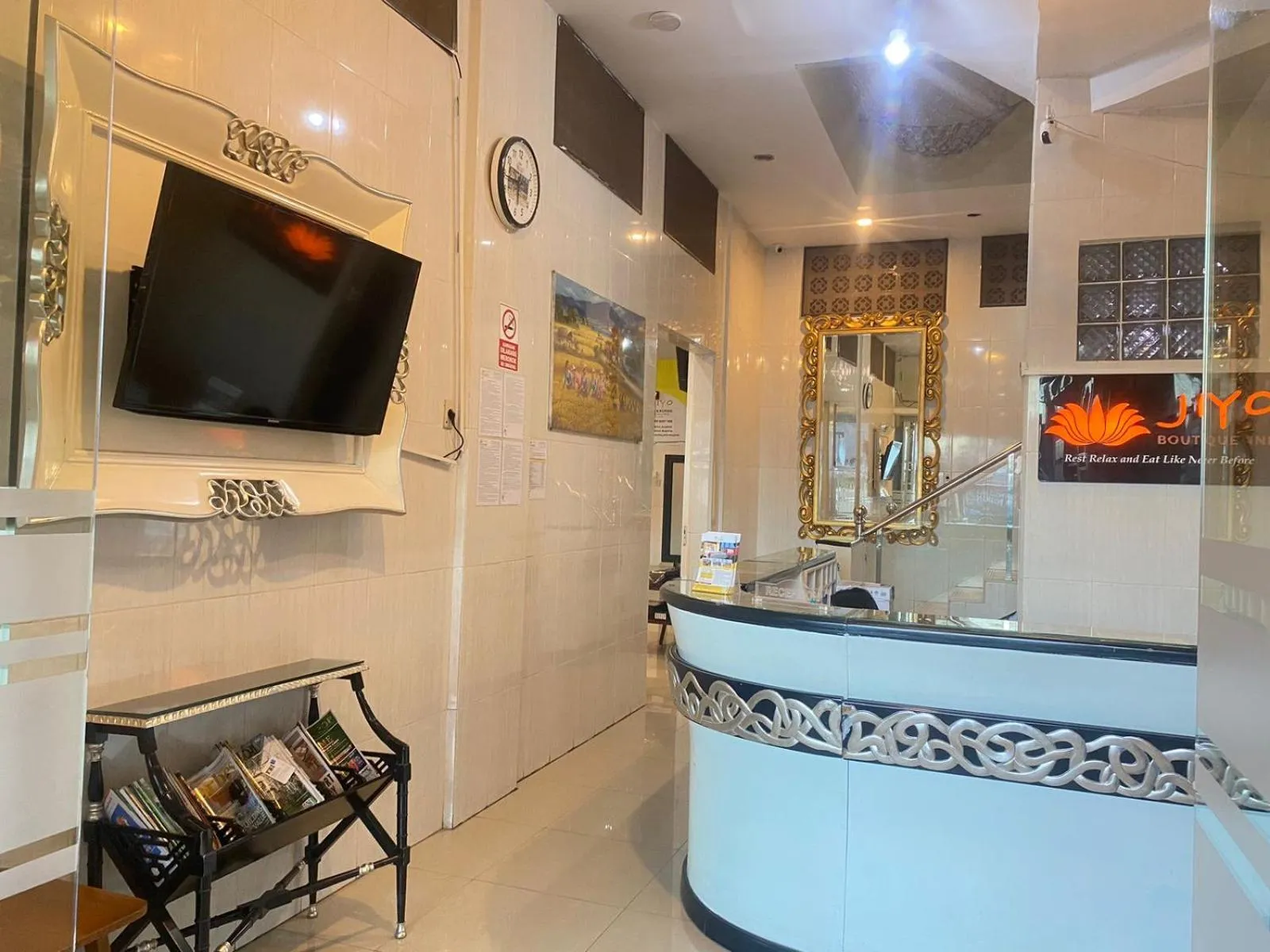 Lobby or reception in JIYO BOUTIQUE Hotel