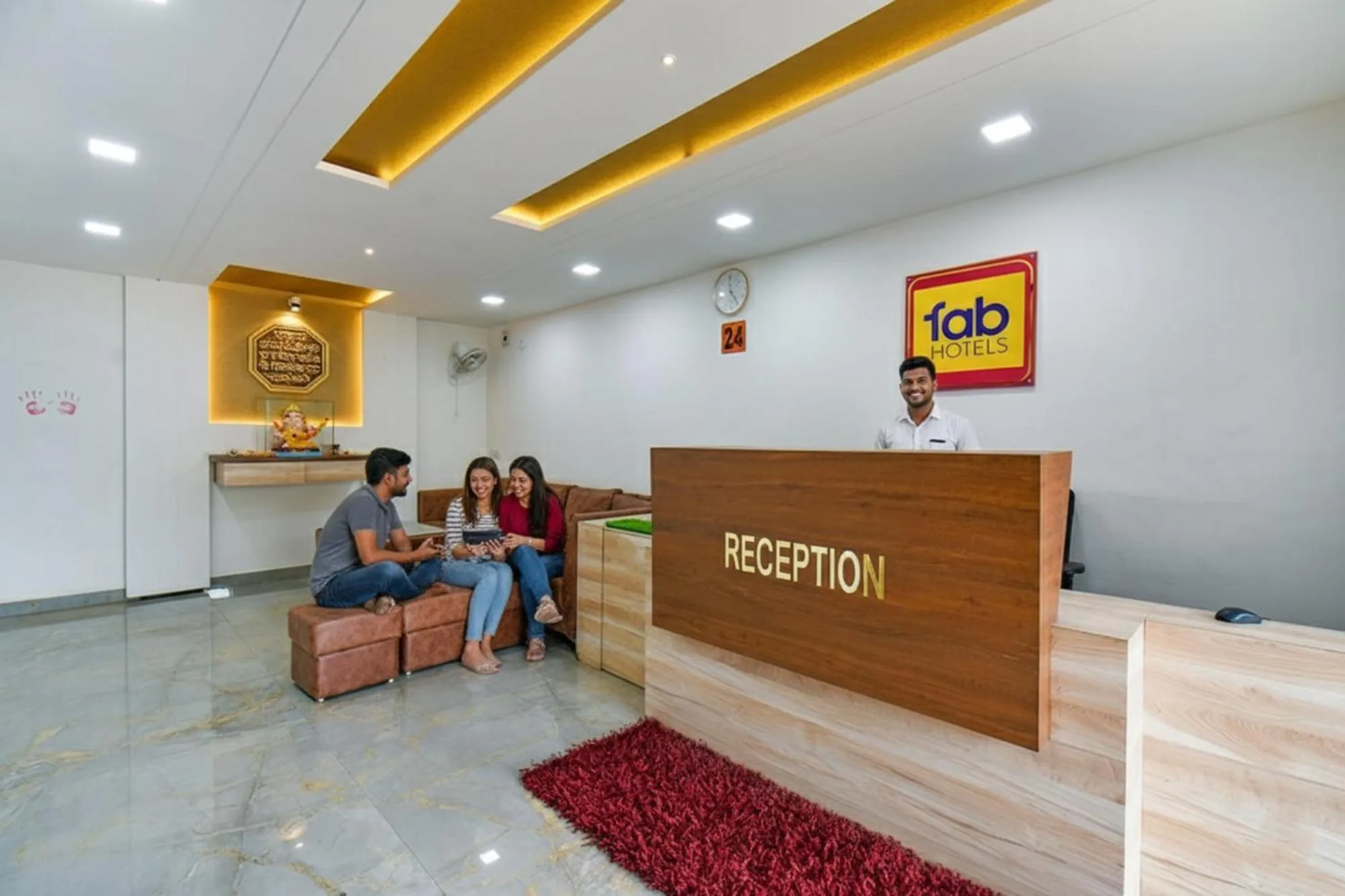 Lobby or reception in Via Tiru Residency
