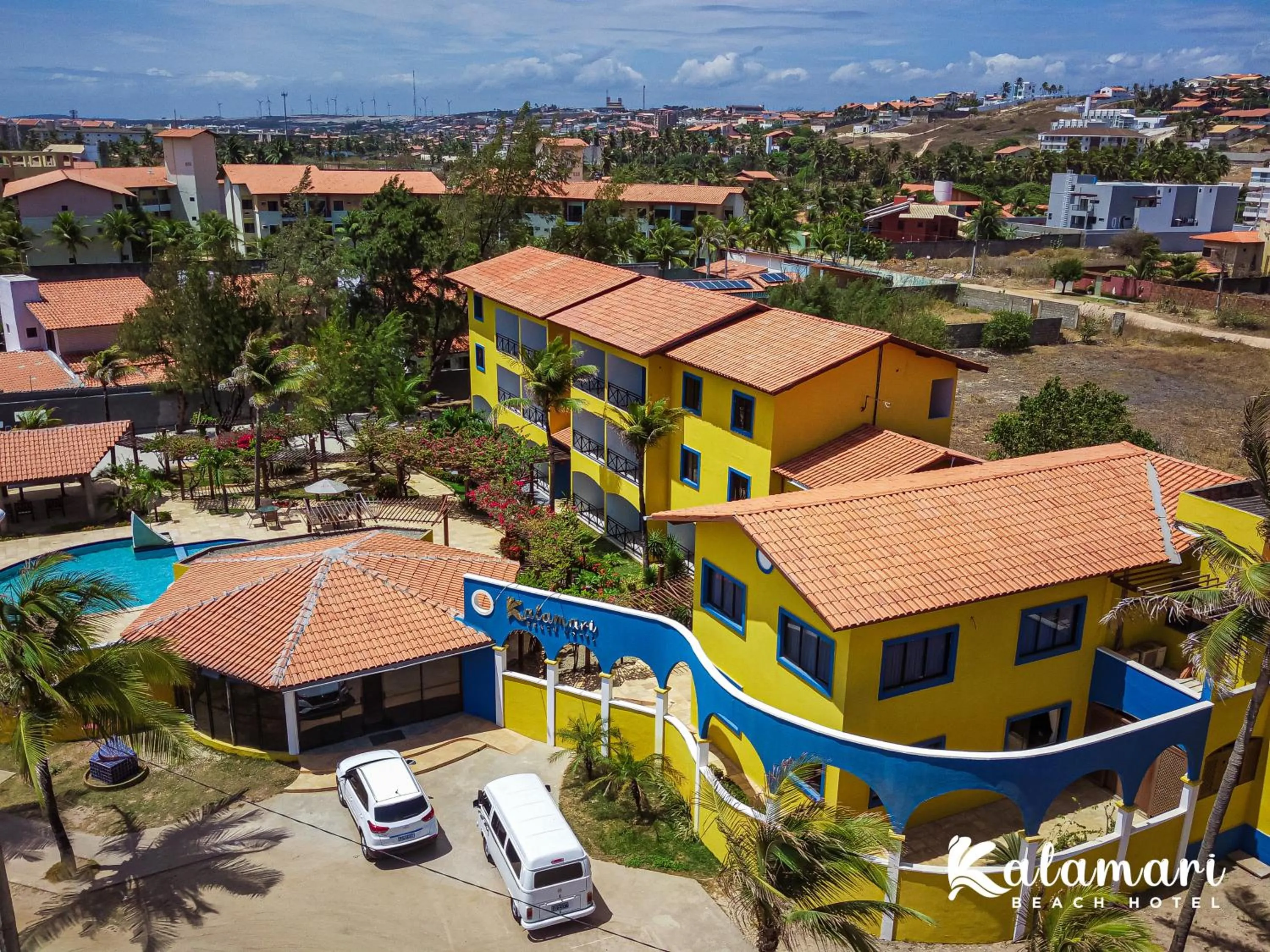 Property building in Kalamari Beach Hotel