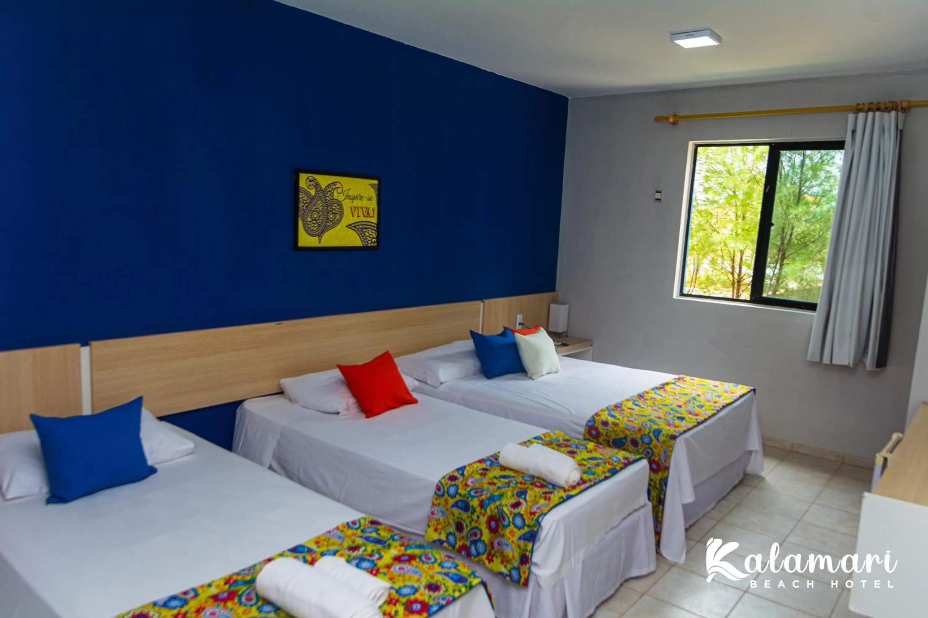 Photo of the whole room, Bed in Kalamari Beach Hotel
