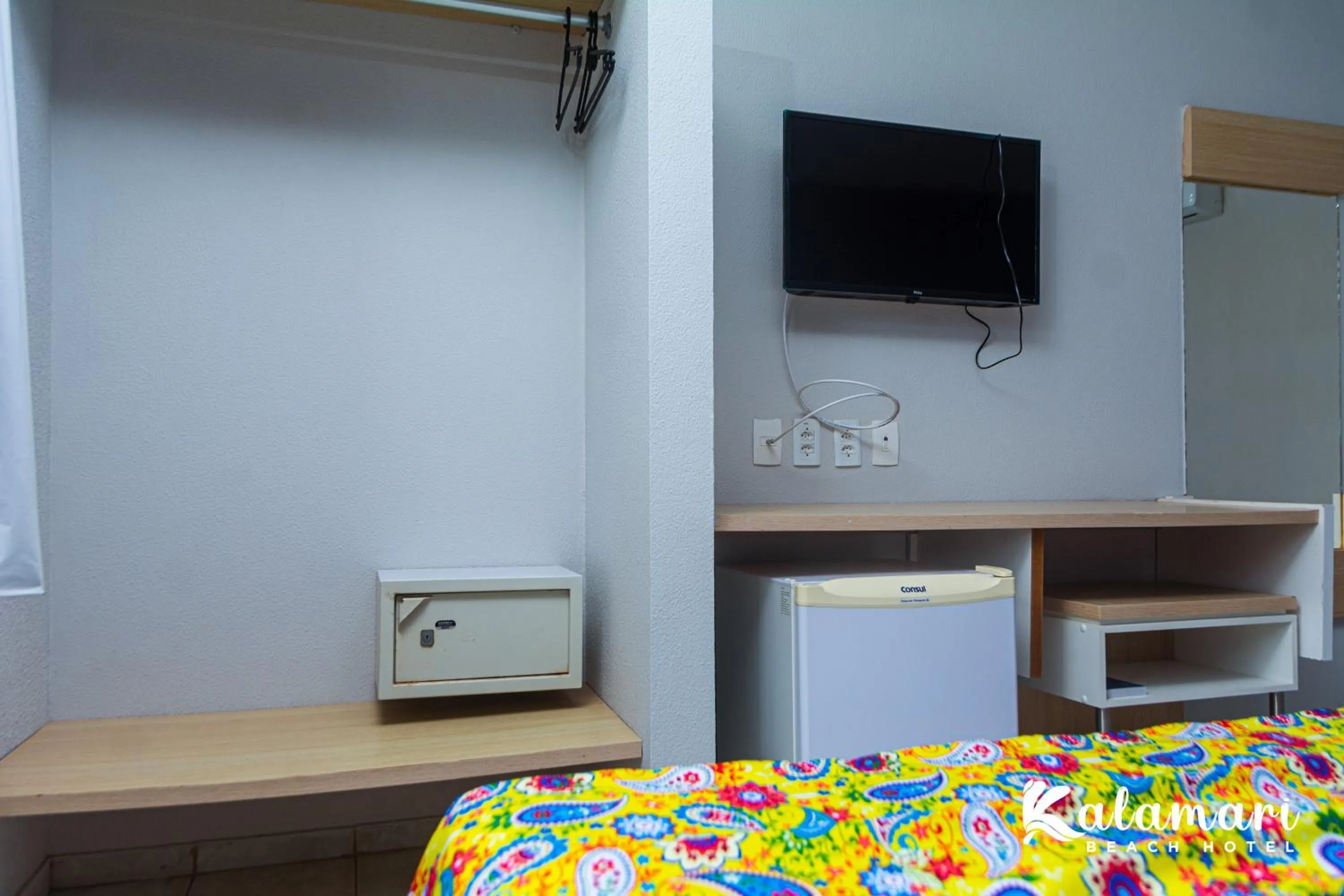 Bed in Kalamari Beach Hotel