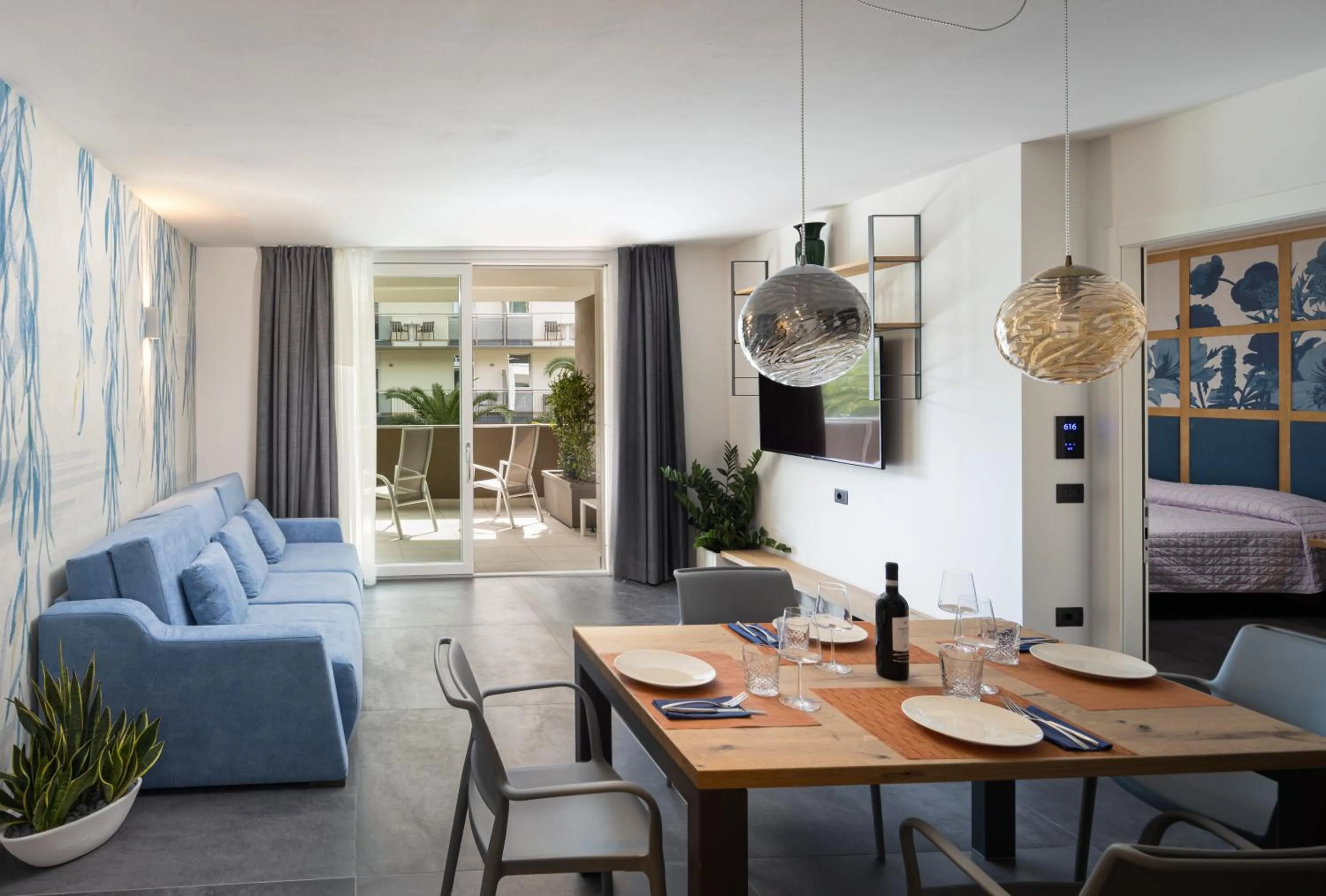 Seating area in Aris Apartments & Sky Pool - Tonelli Hotels - Adult Friendly