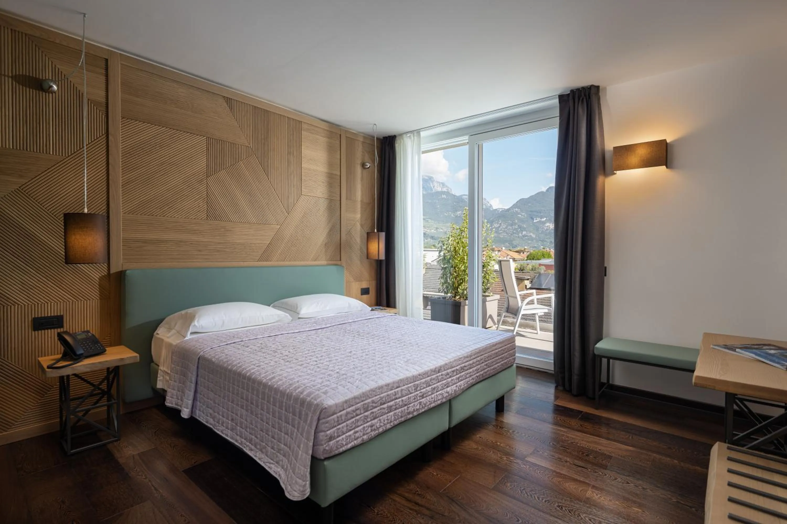 Bedroom, Bed in Aris Apartments & Sky Pool - Tonelli Hotels - Adult Friendly