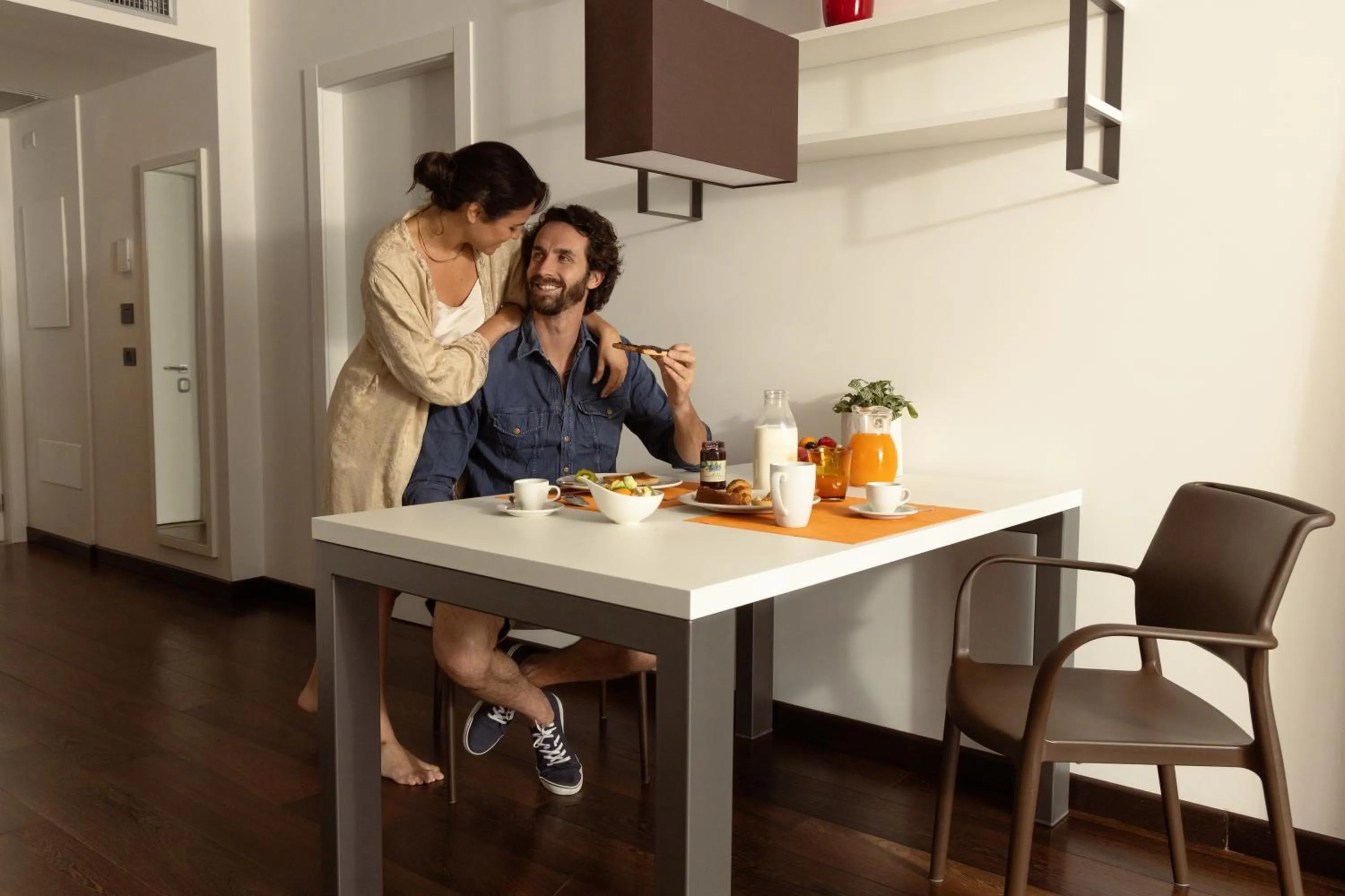 kitchen in Aris Apartments & Sky Pool - Tonelli Hotels - Adult Friendly