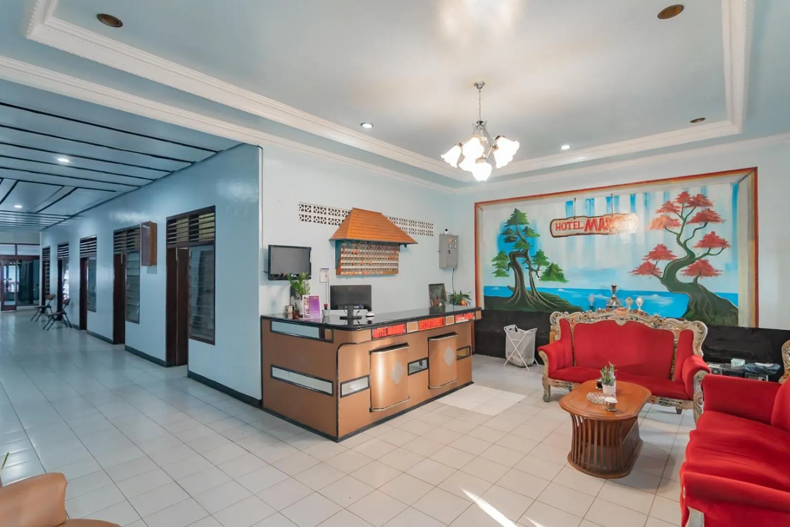 Lobby or reception in Hotel Markoni Pamanukan Mitra RedDoorz