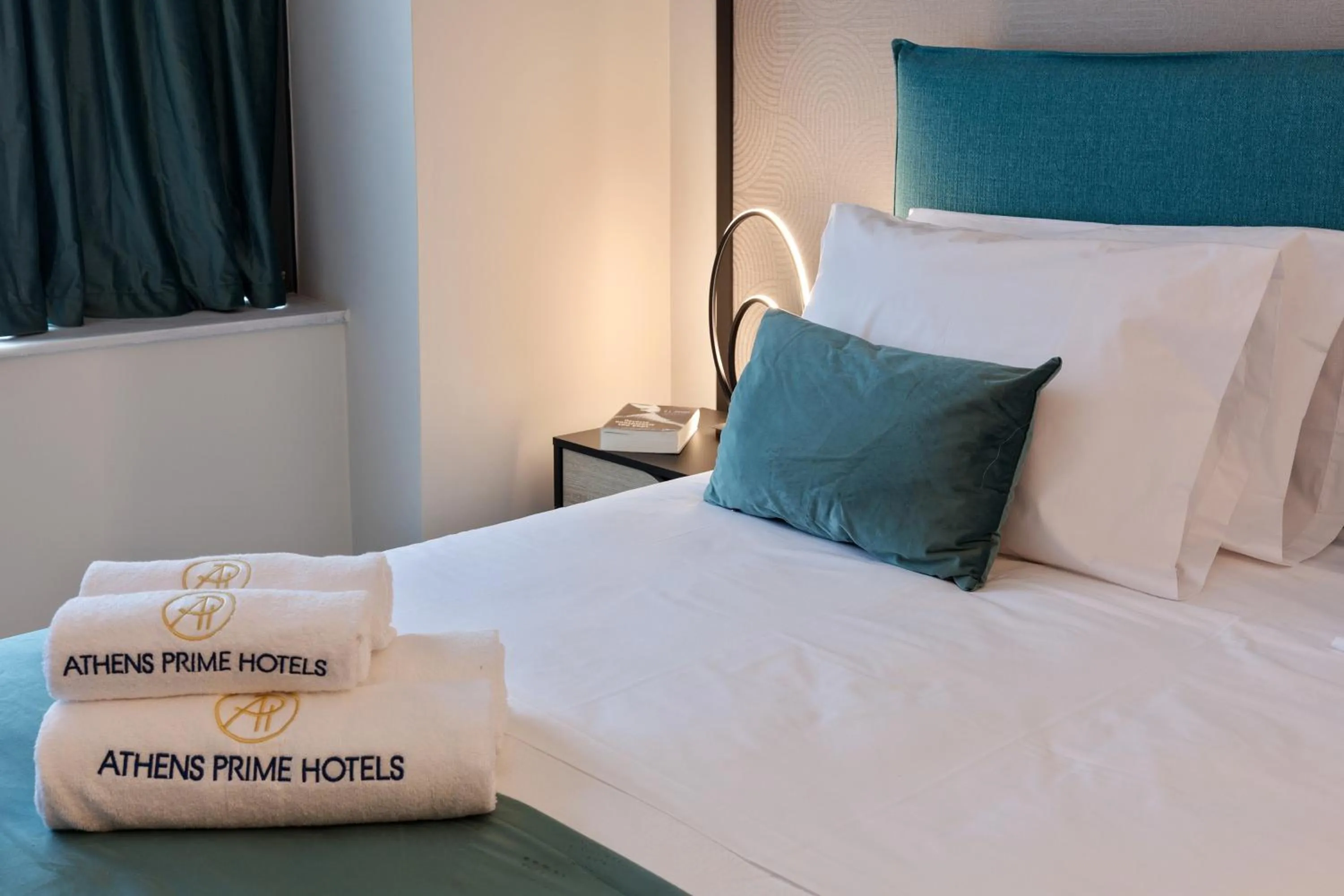 Decorative detail, Bed in Trendy Hotel by Athens Prime Hotels