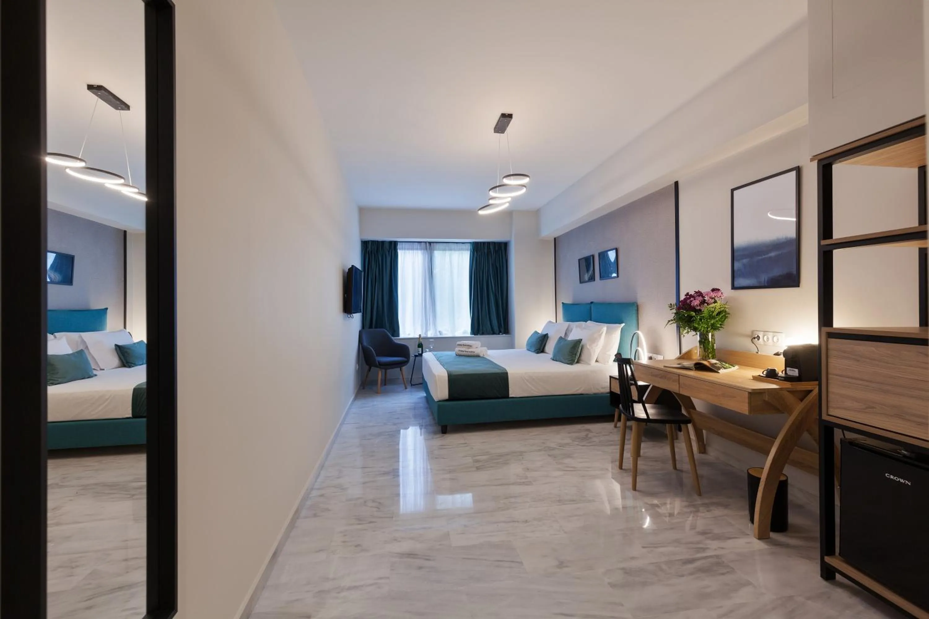 Bed in Trendy Hotel by Athens Prime Hotels