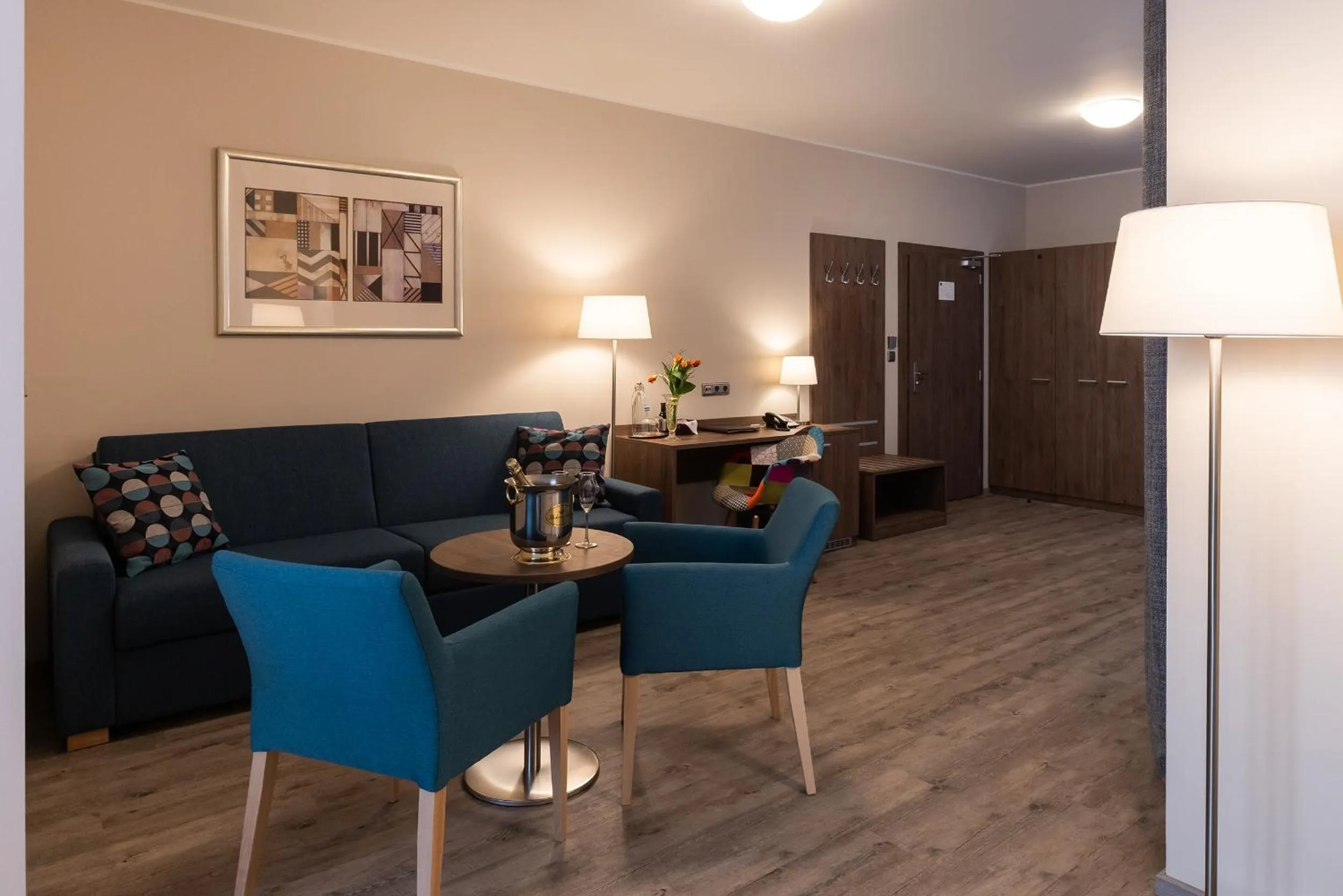 Seating area in Hotel Melantrich Old Town