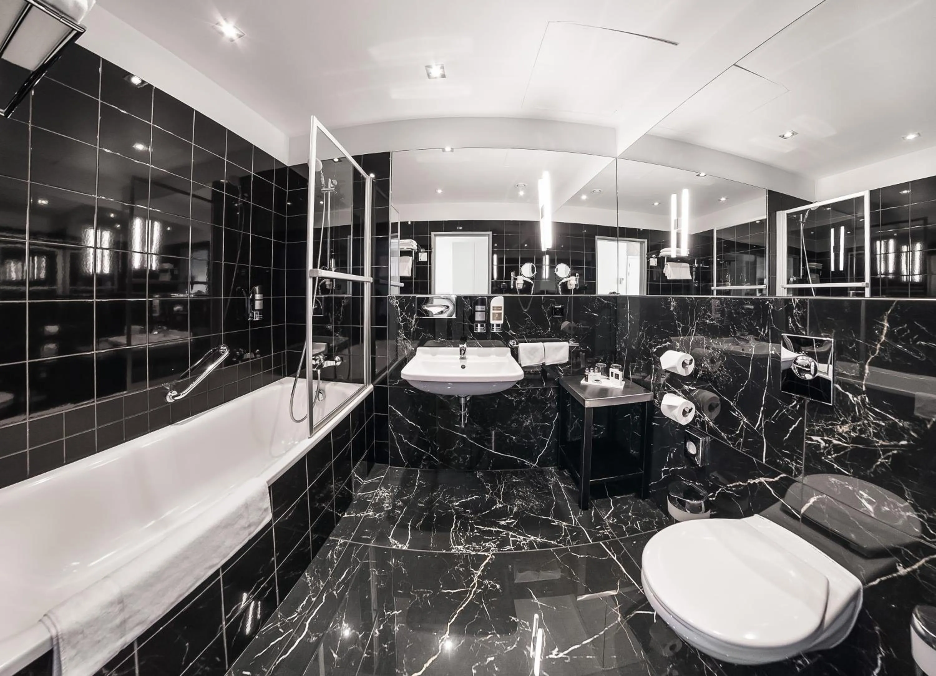 Bathroom in Grandium Hotel Prague