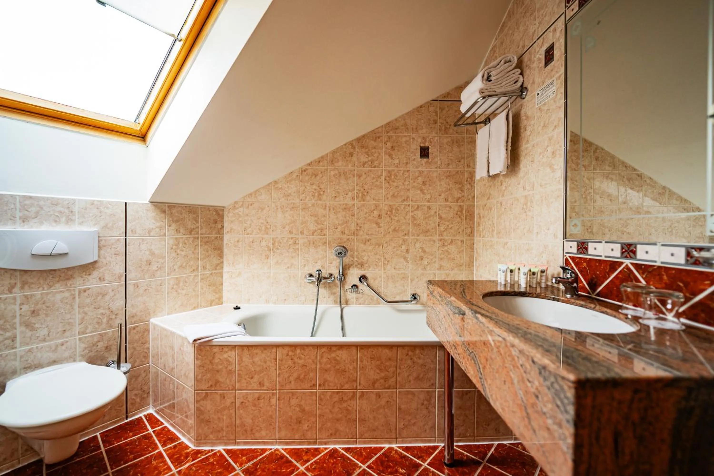 Bathroom in Hotel U Divadla - Czech Leading Hotels