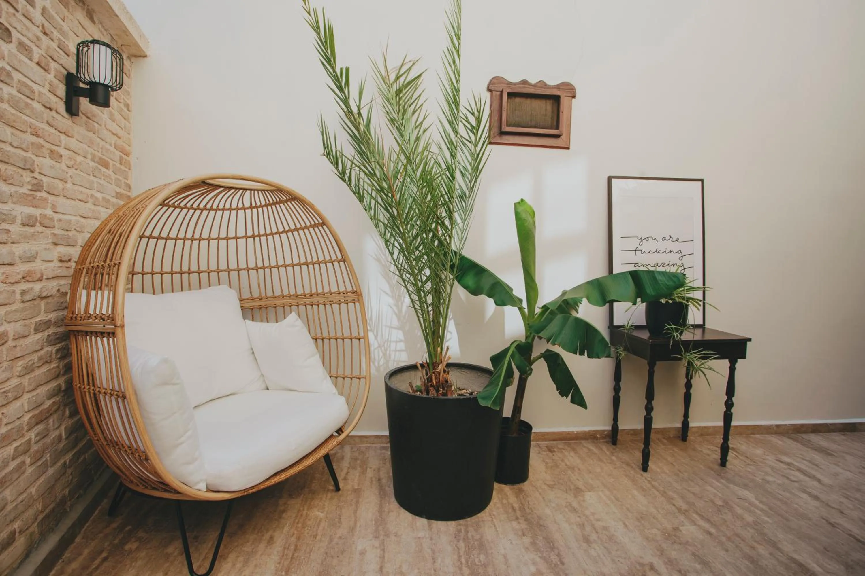 Patio, Bed in House of Good Things