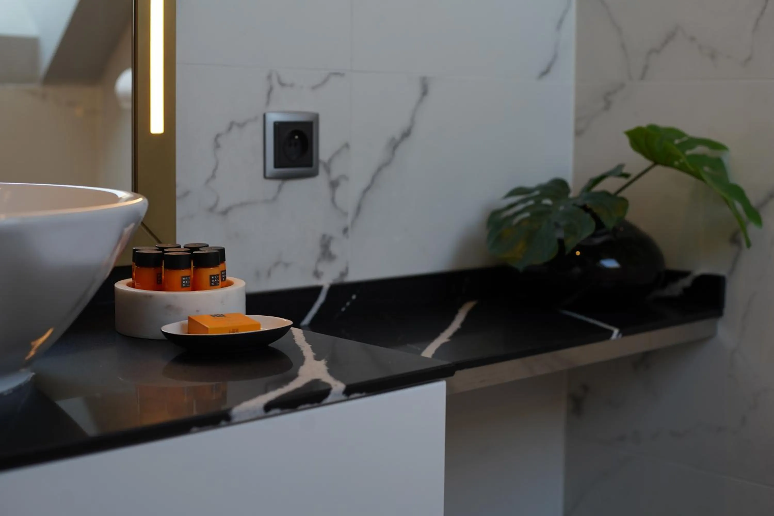 Bathroom in 987 Design Prague Hotel