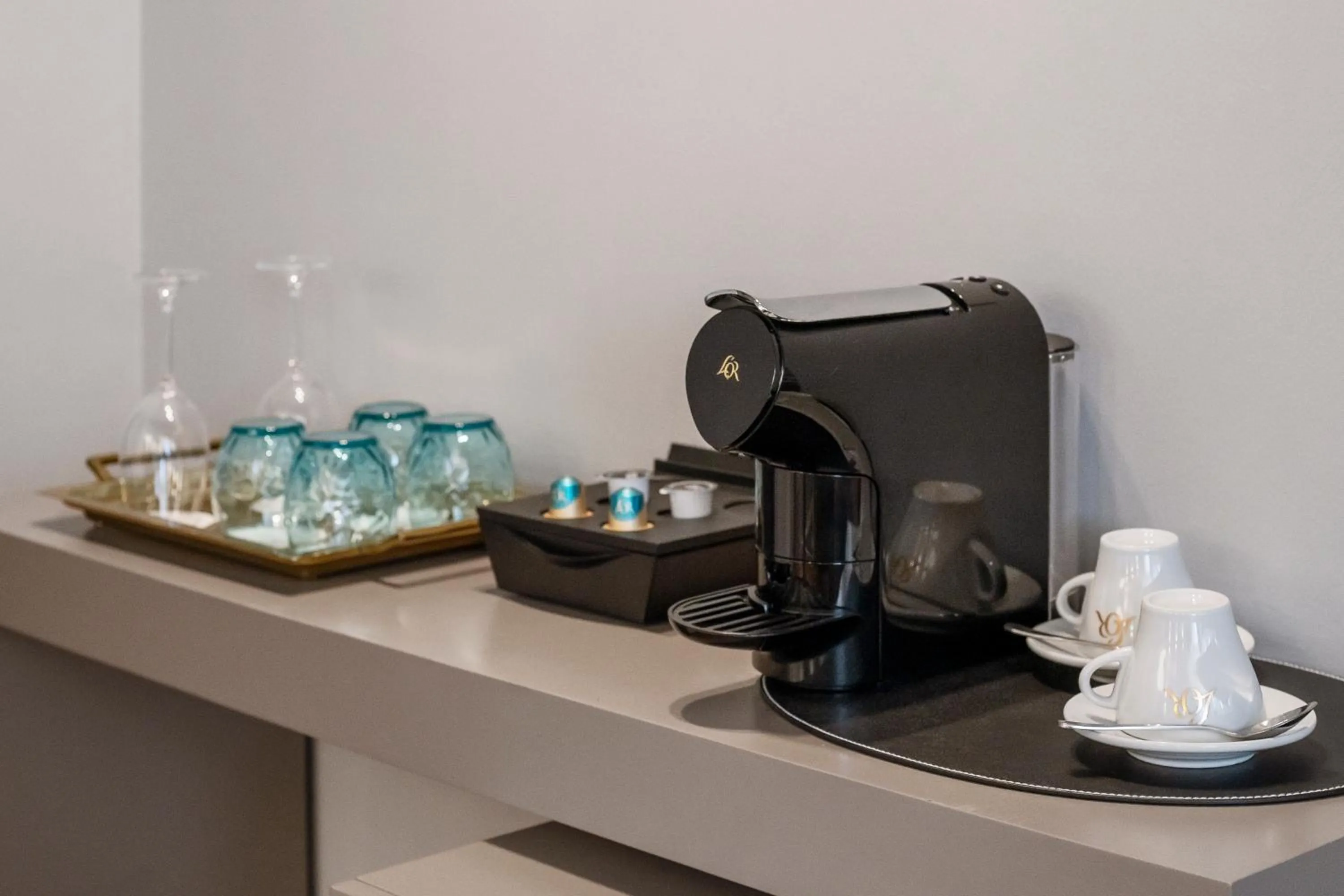 Coffee/tea facilities in 987 Design Prague Hotel