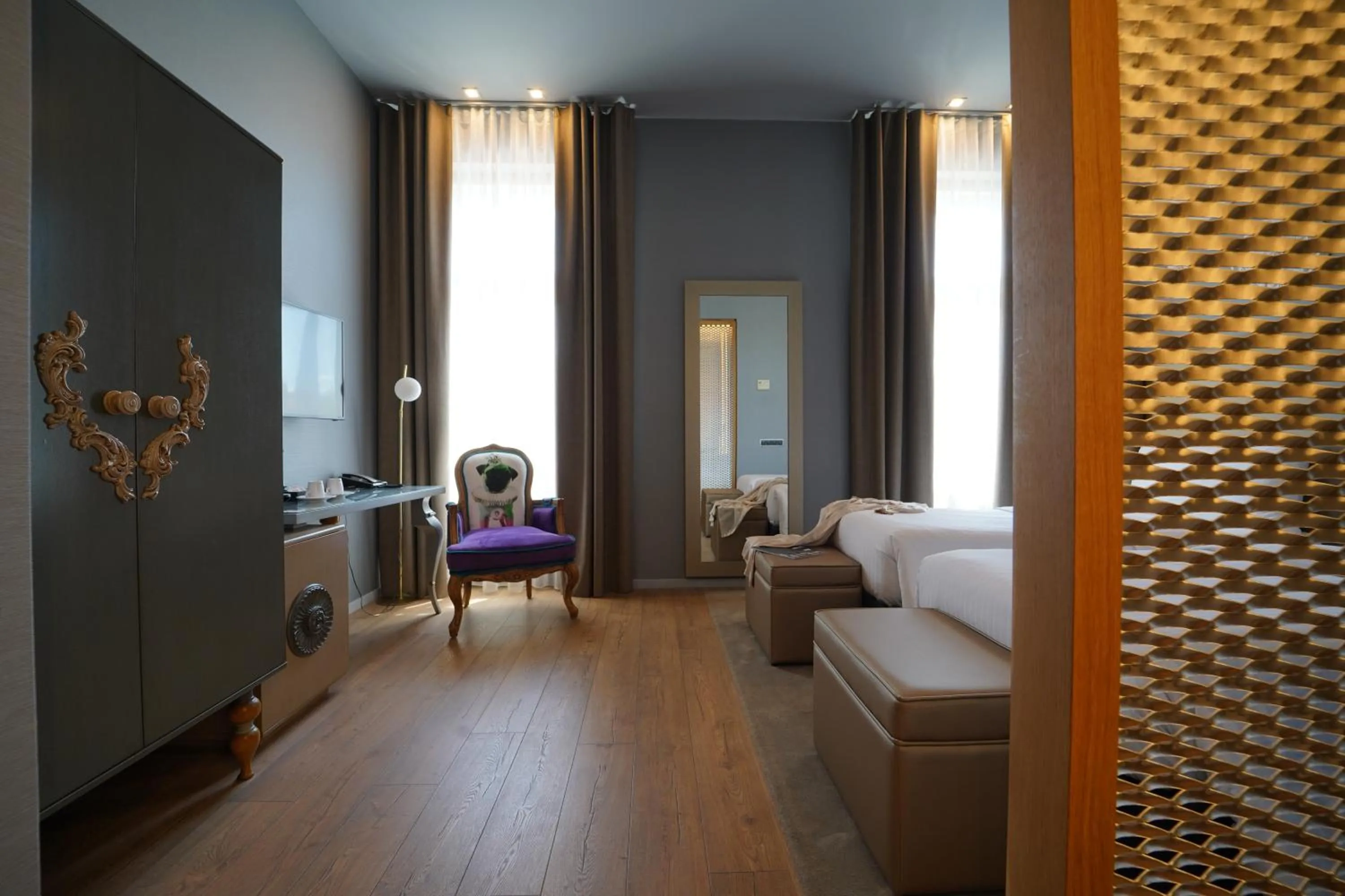 Bedroom in 987 Design Prague Hotel