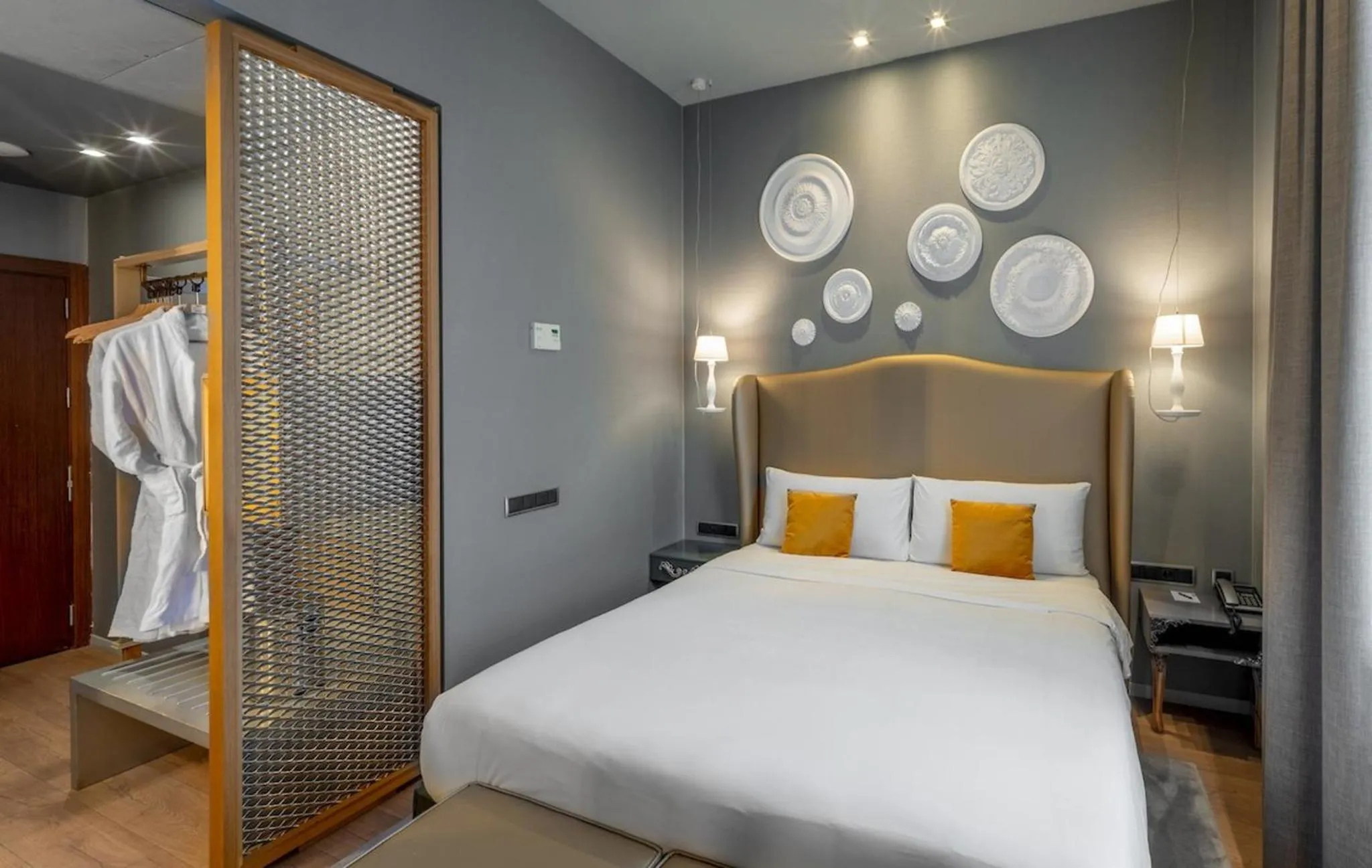 Bedroom, Bed in 987 Design Prague Hotel