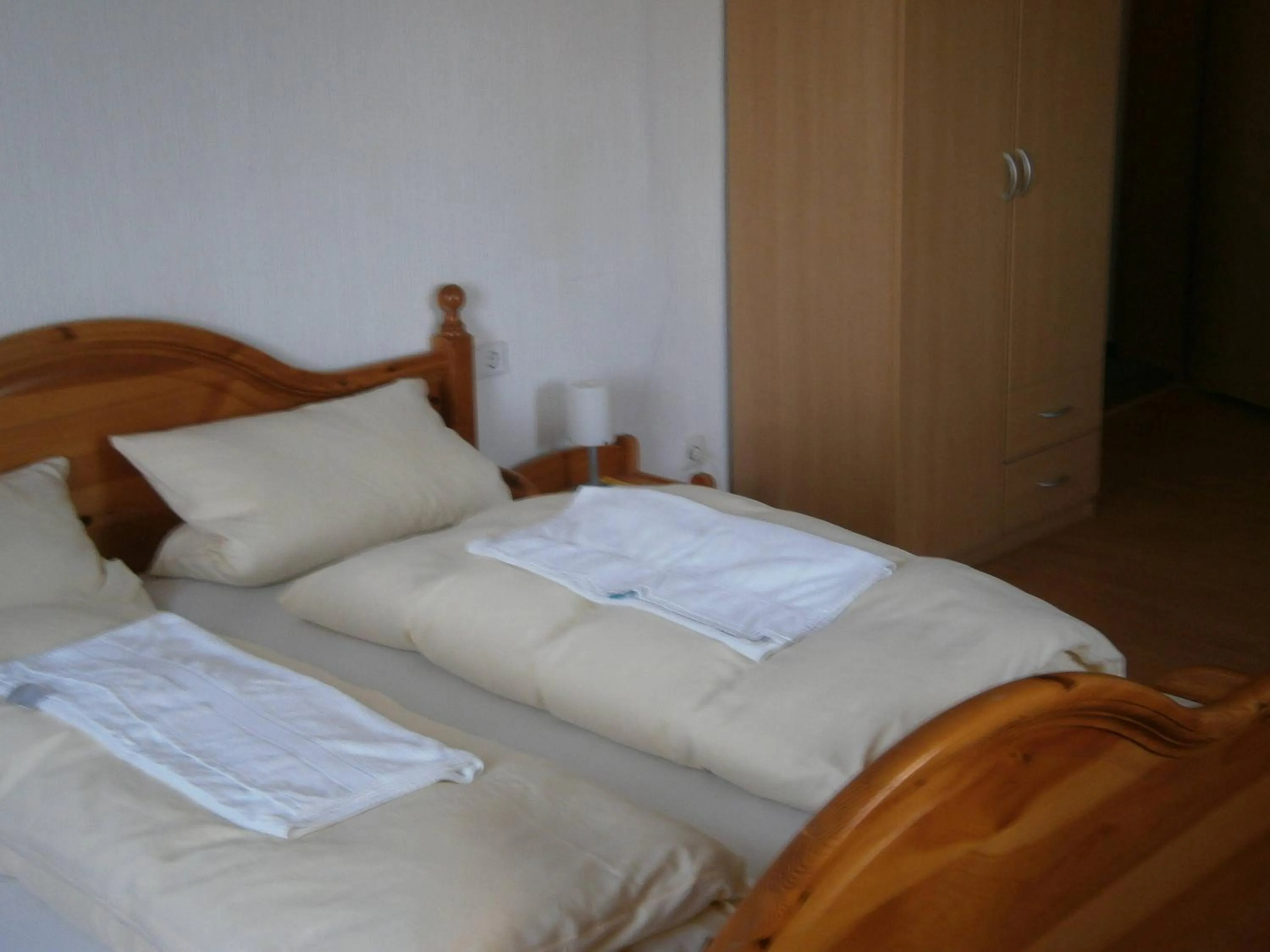 Bed in Hotel Strauss