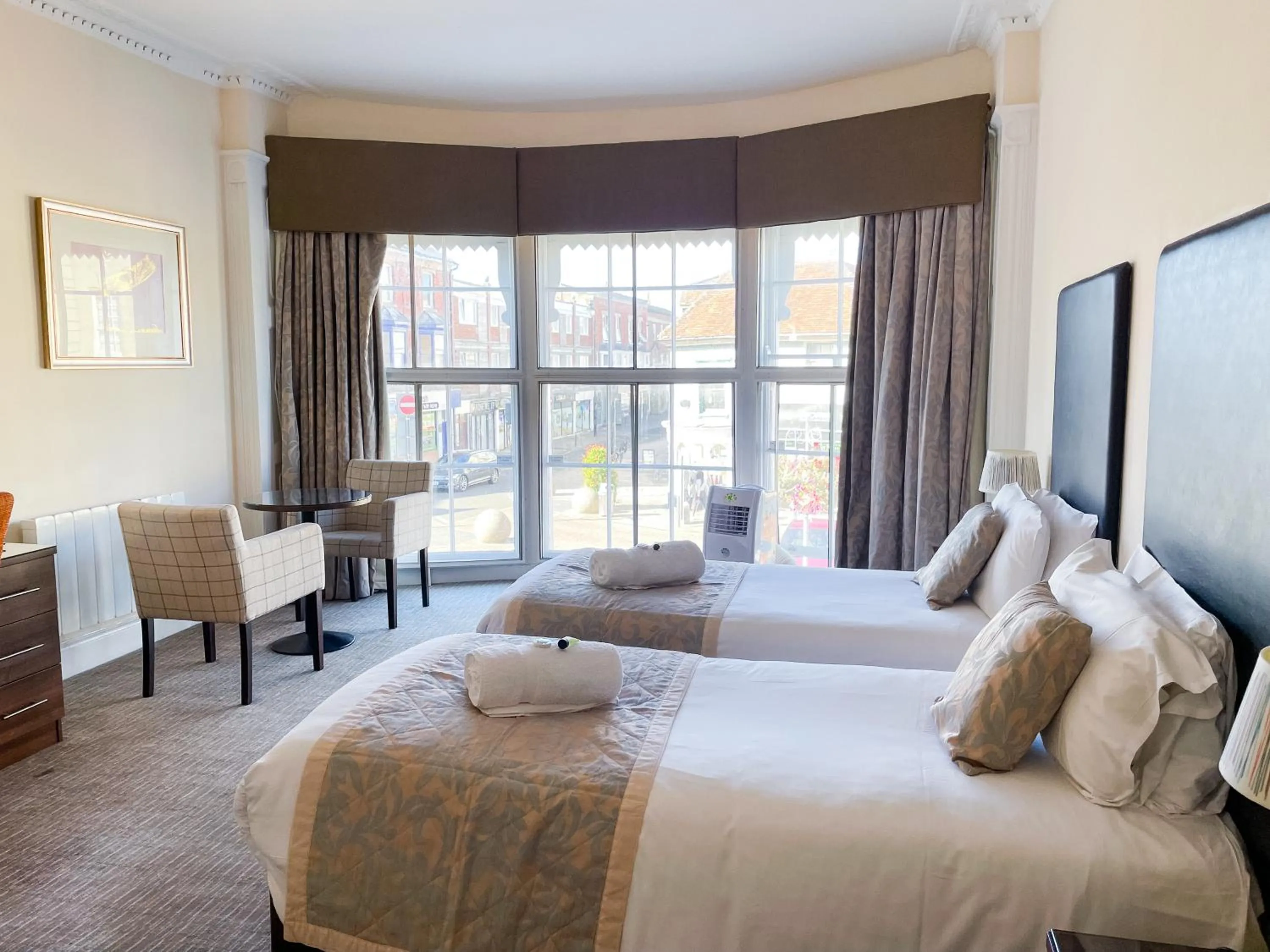 Bed in The Star and Garter Hotel