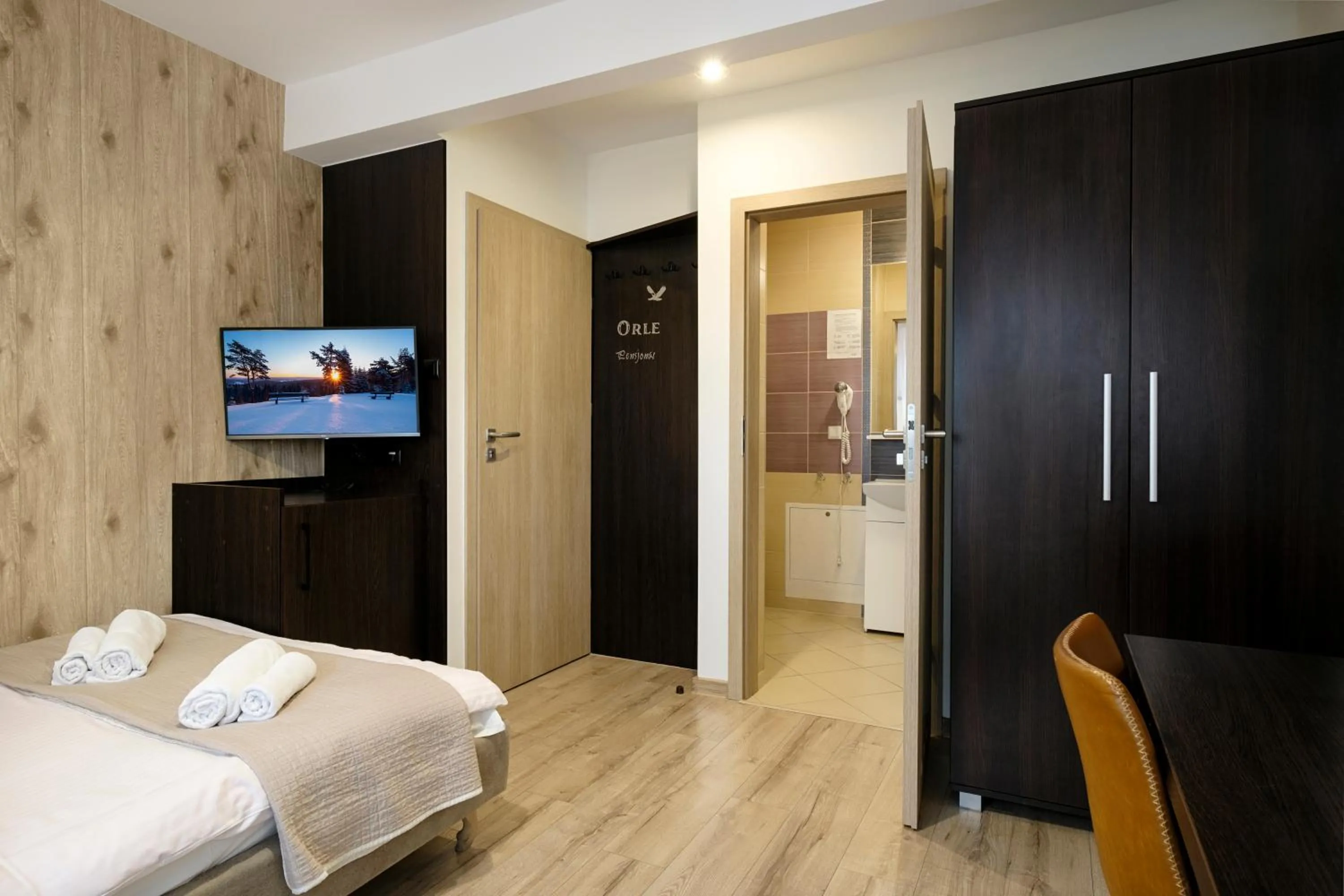 Bed in Pensjonat Orle