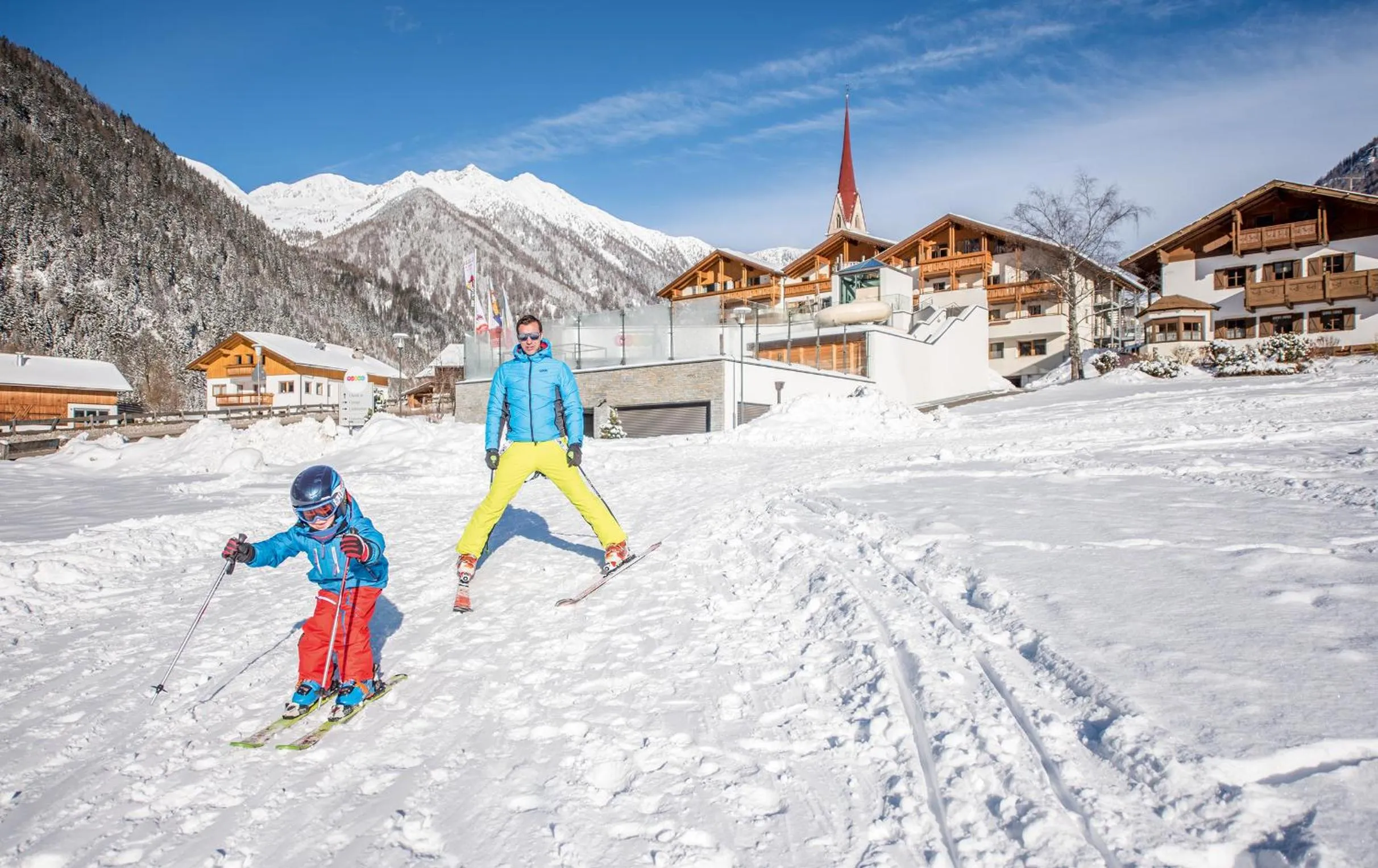 Facade/entrance in Familienhotel Huber
