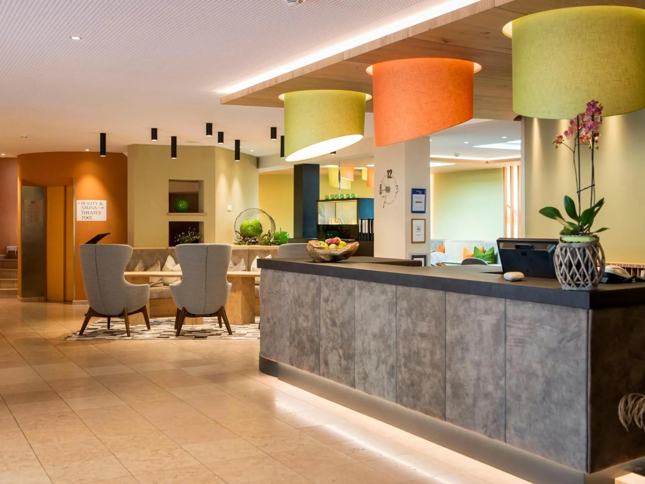 Property building in Familienhotel Huber