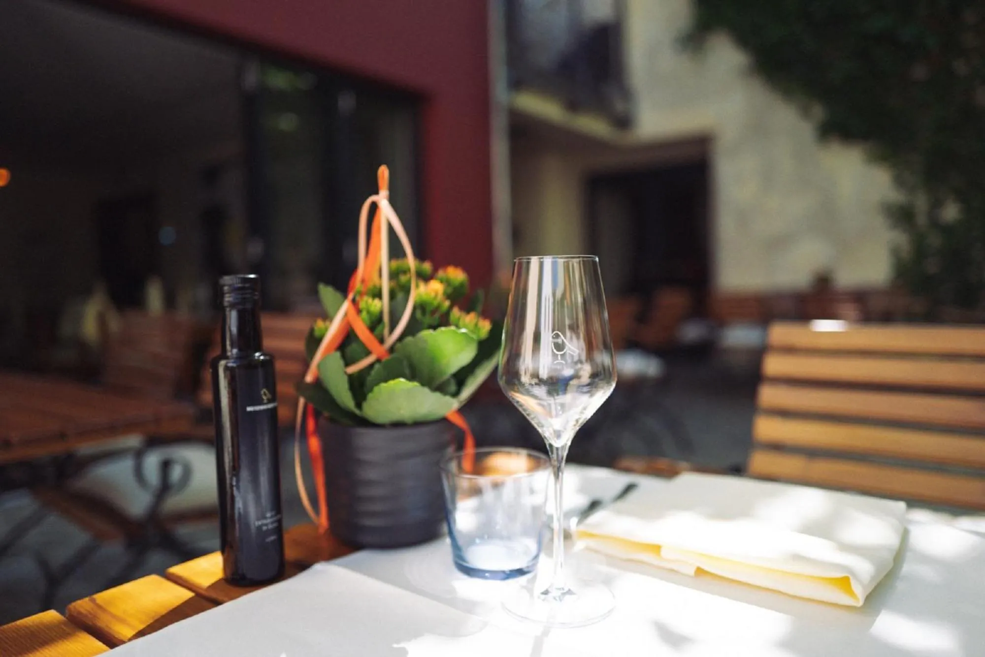 Patio in Romantik Hotel Meisenheimer Hof