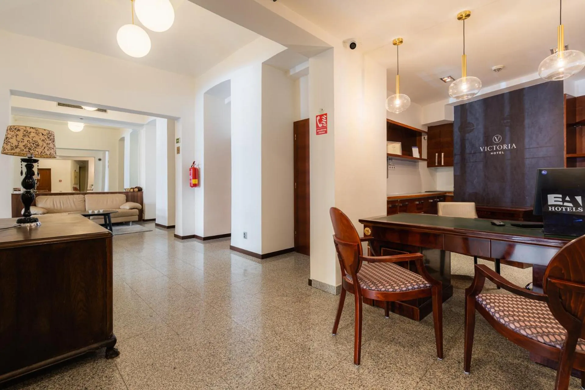 Lobby or reception in EA Hotel Victoria