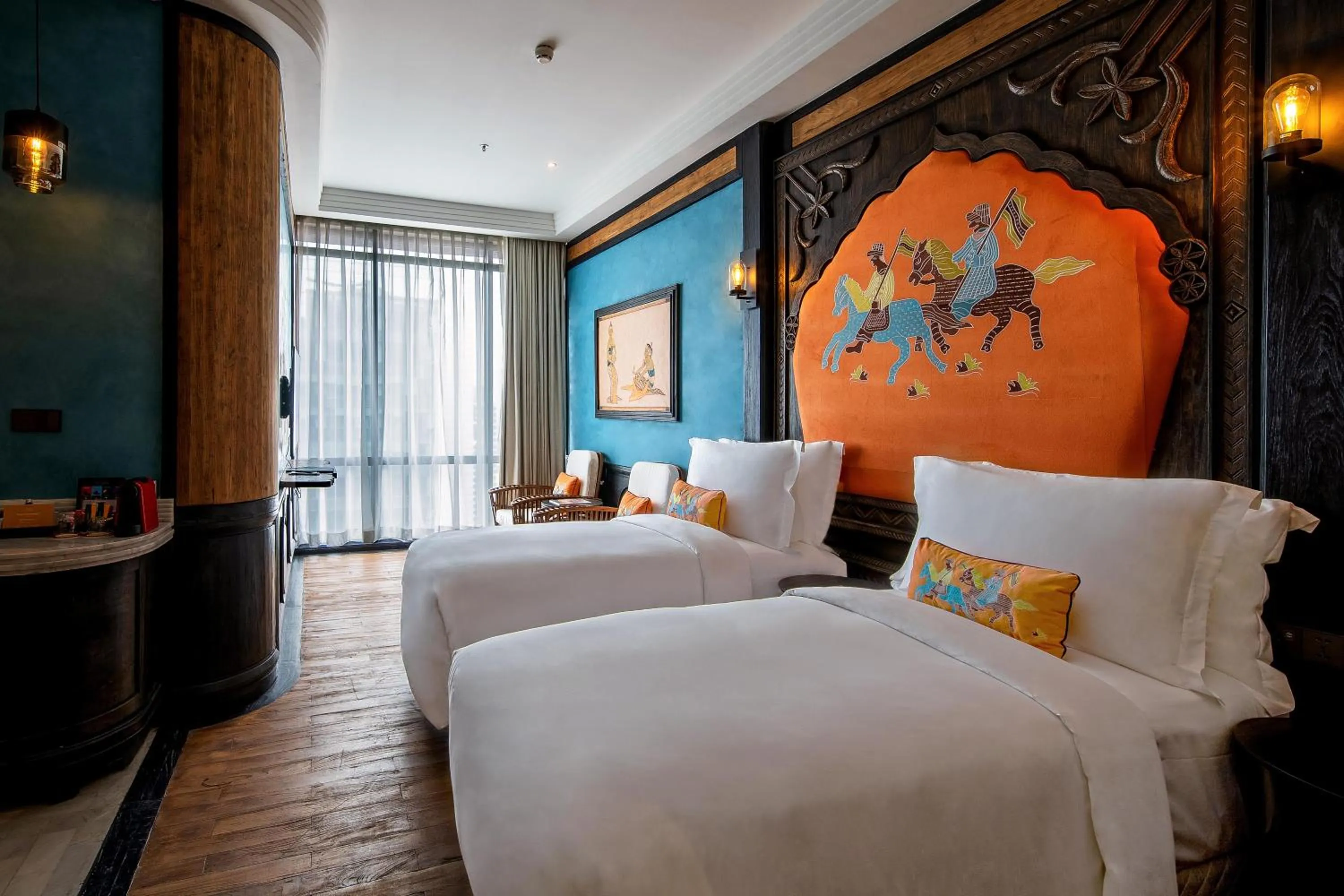 Bed in The Orient Jakarta, a Royal Hideaway Hotel