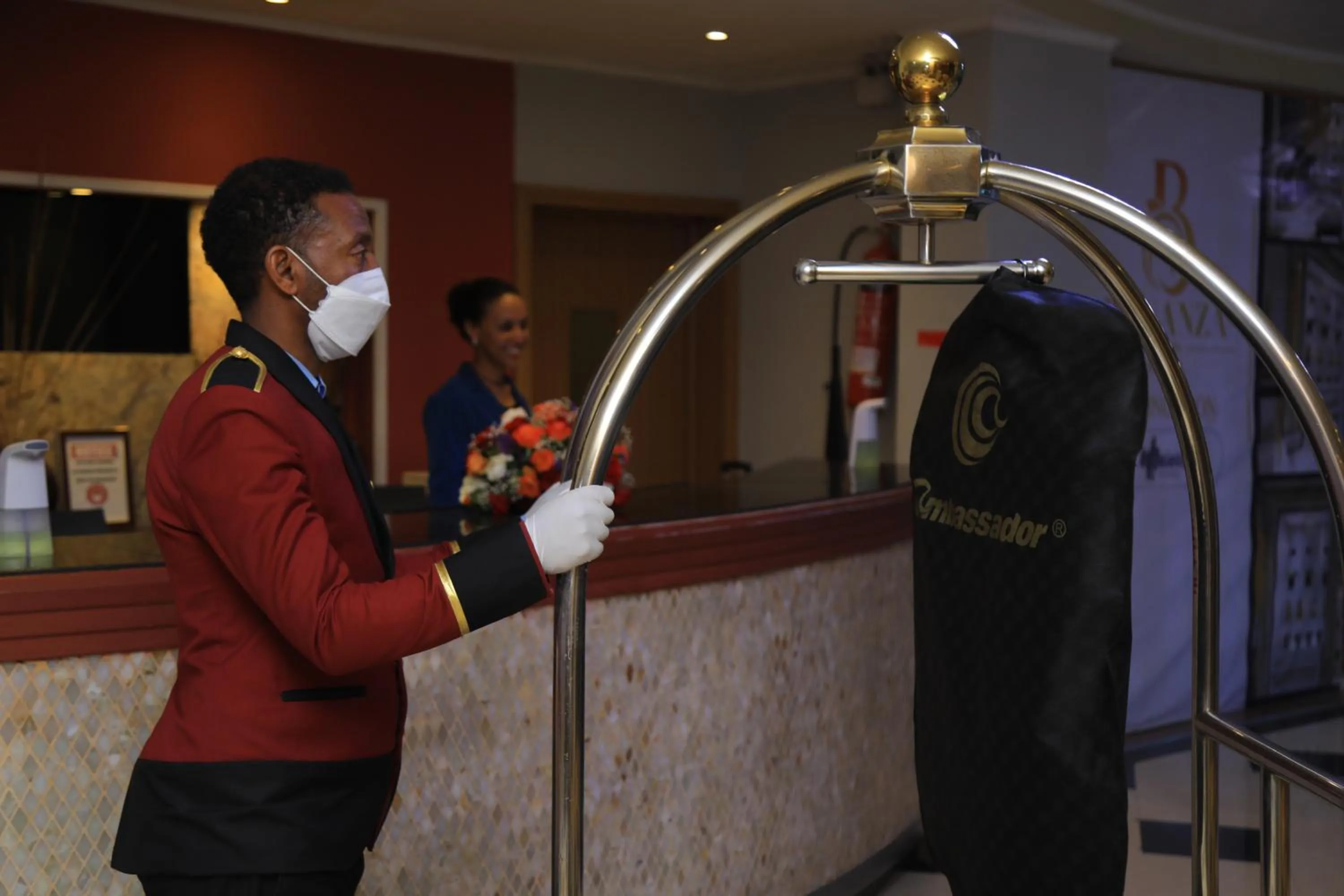 Staff in Bonanza Addis Hotel