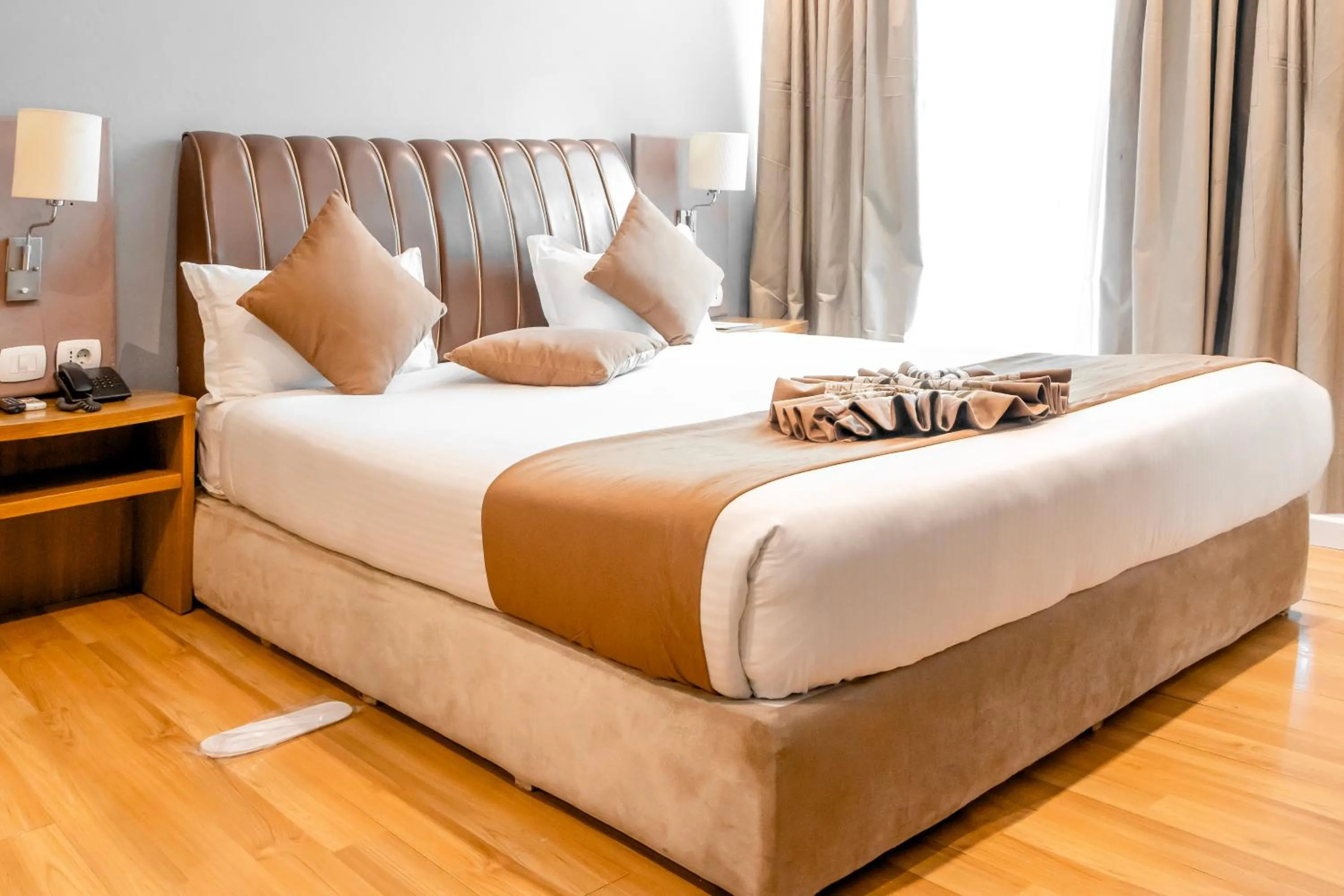 Bed in Bonanza Addis Hotel