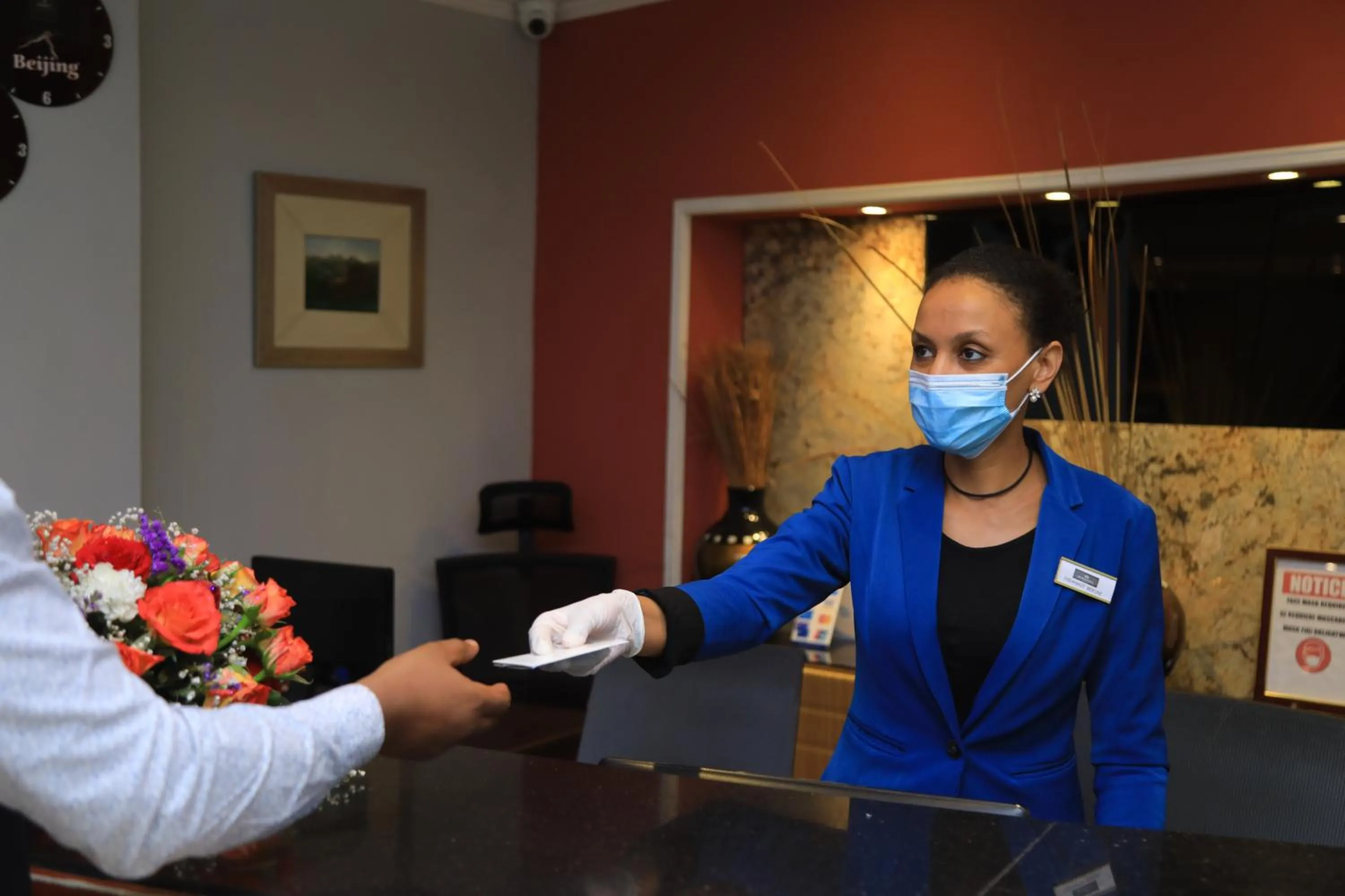 Lobby or reception in Bonanza Addis Hotel