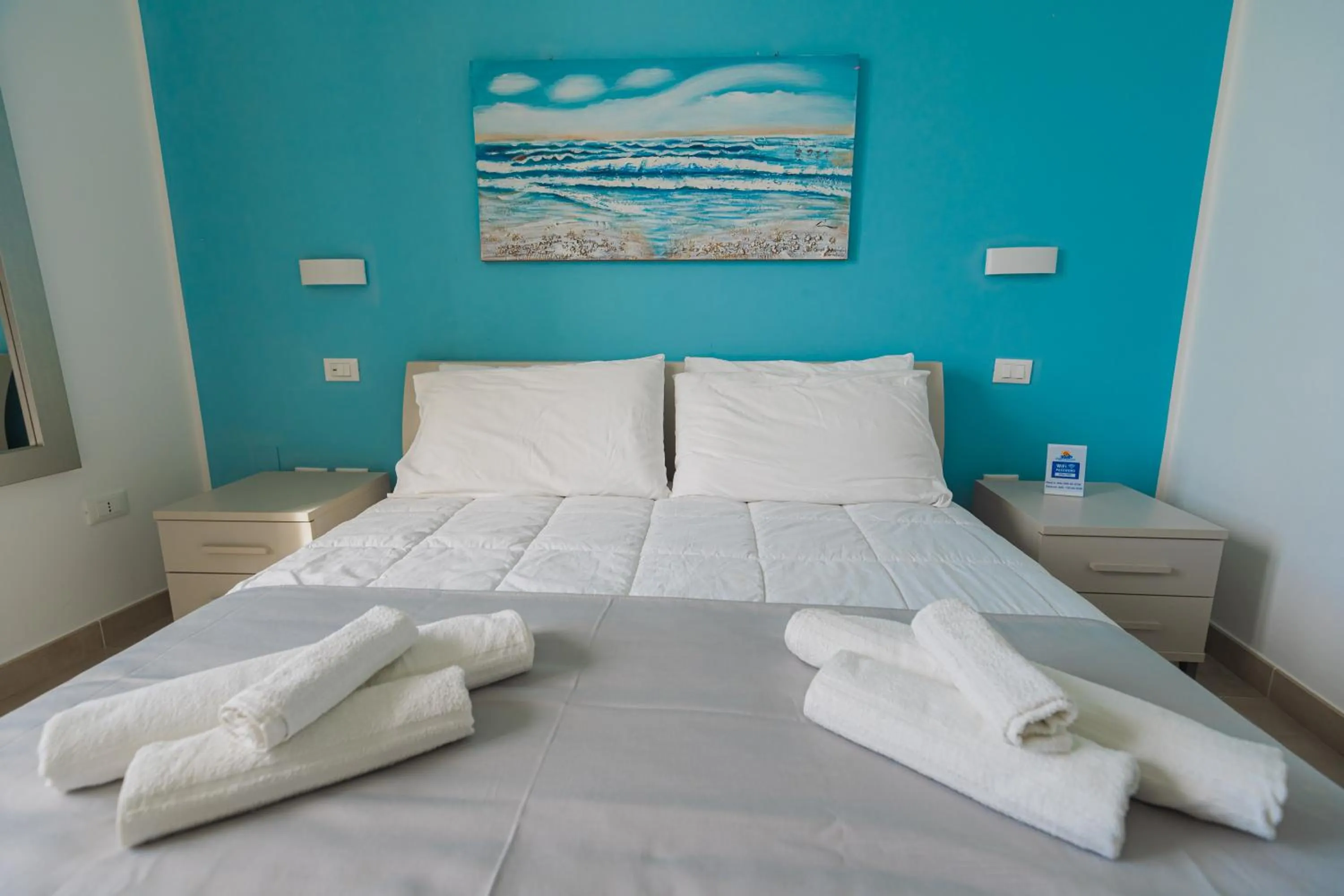 View (from property/room), Bed in Panorama Alfeo