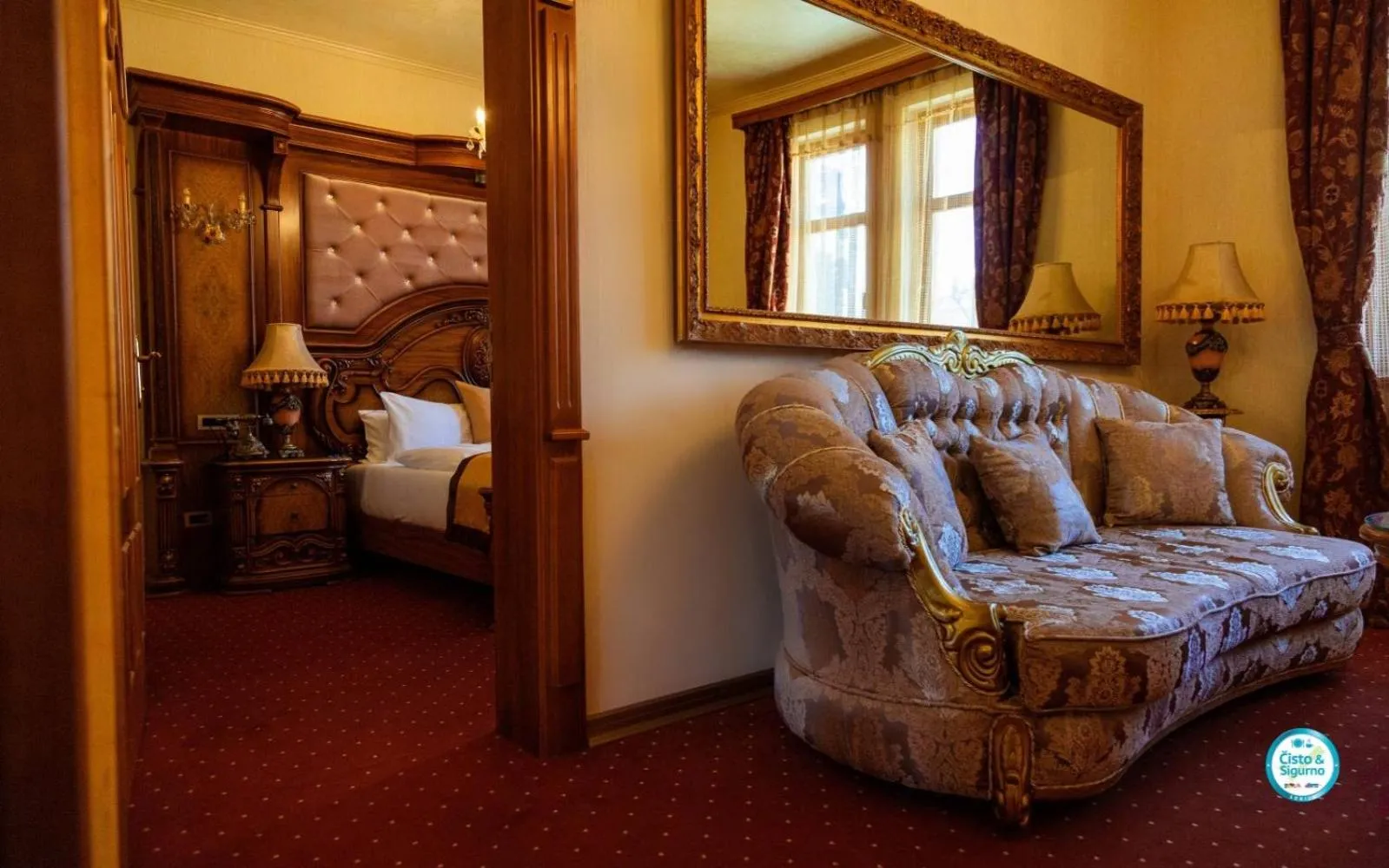 Bed in Prezident Palace Belgrade - Adults Only