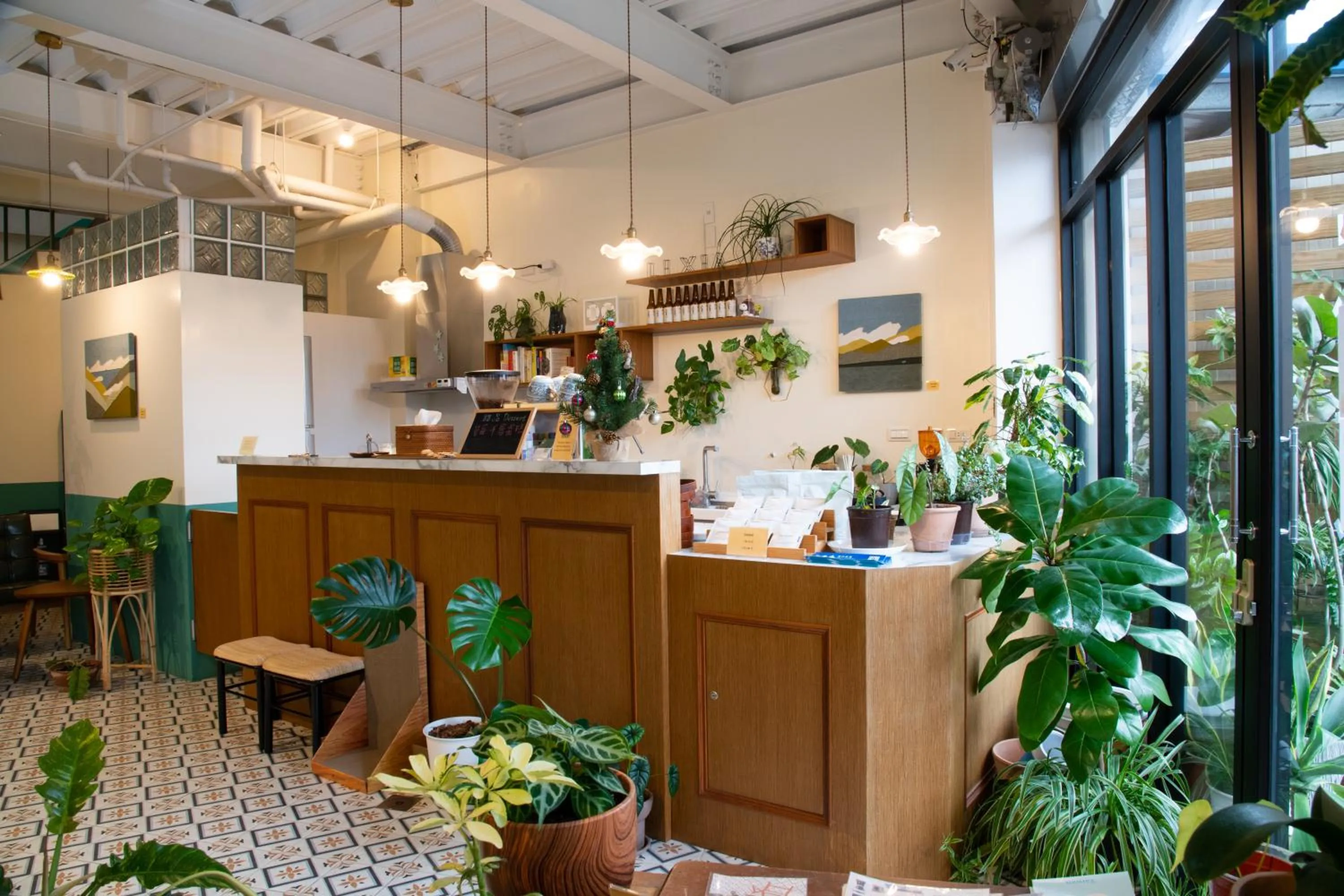 Living room in Lixia Hostel