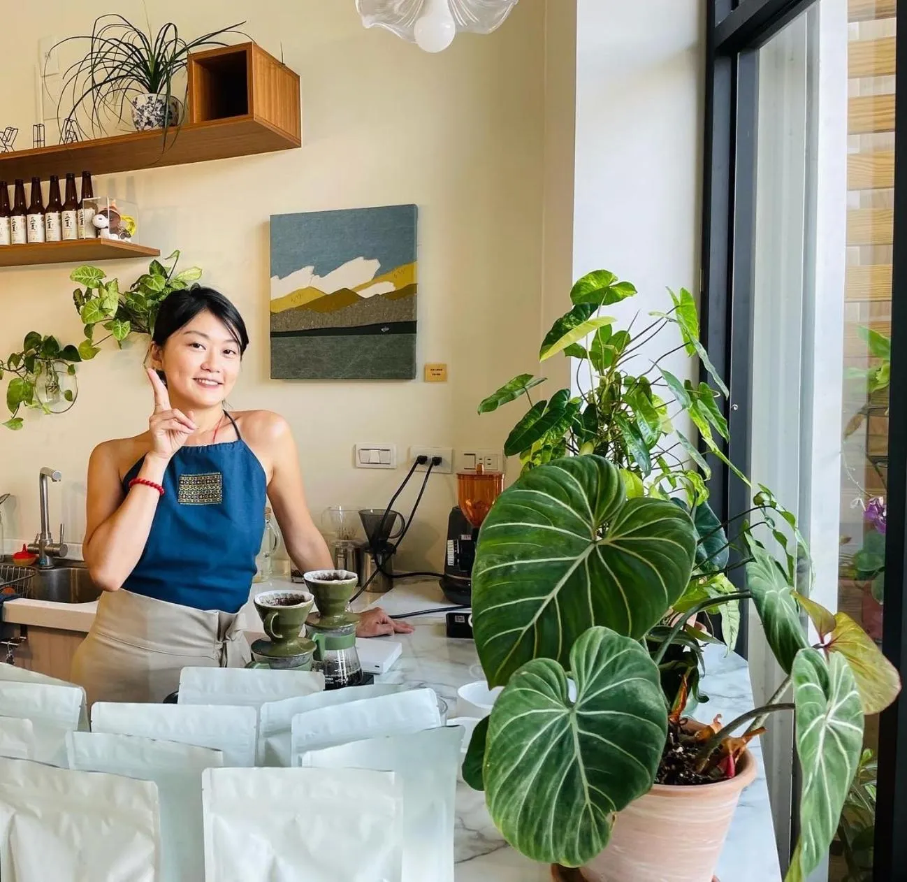 Food and drinks in Lixia Hostel