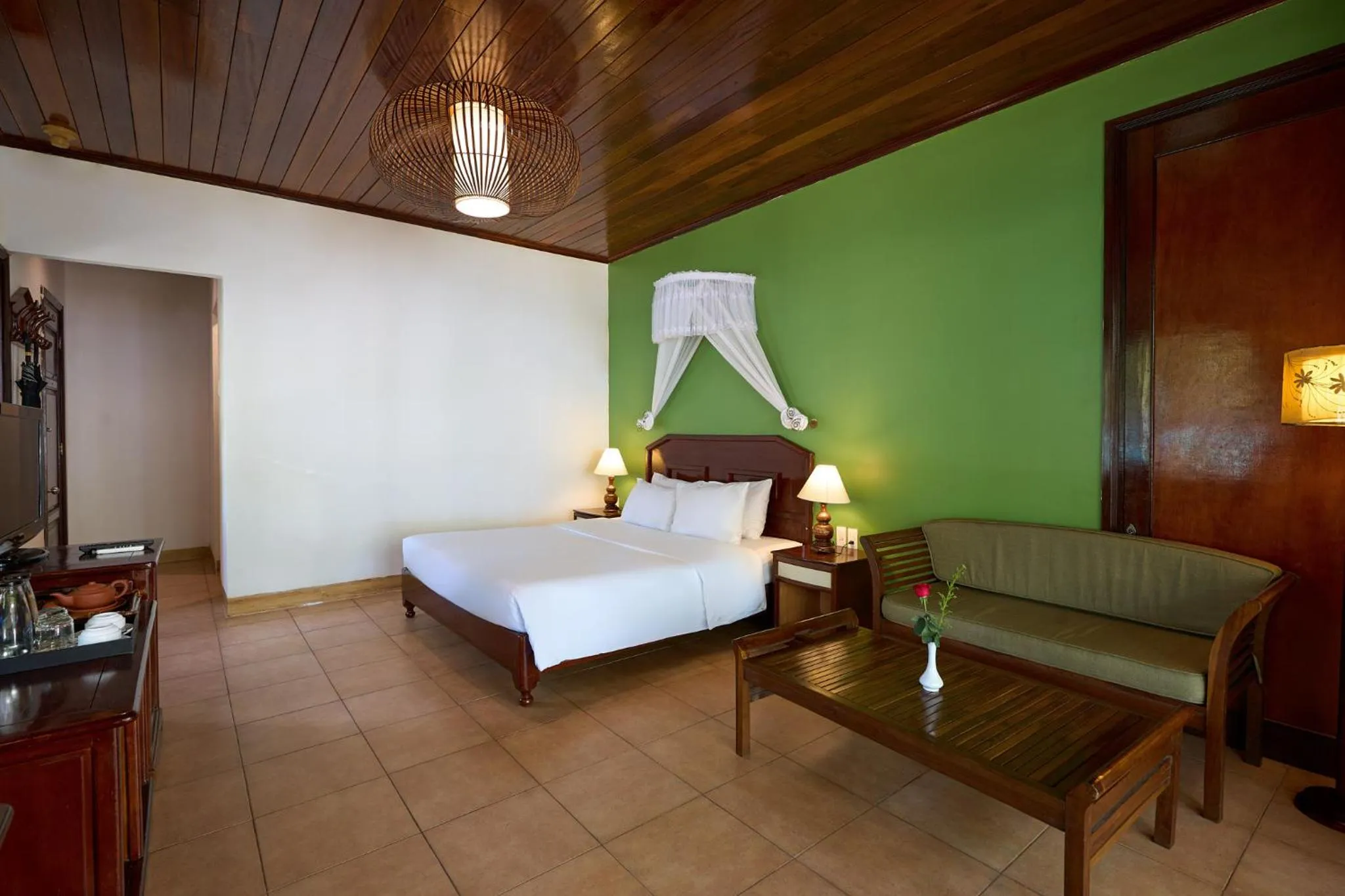 Bed in Lang Co Beach Resort