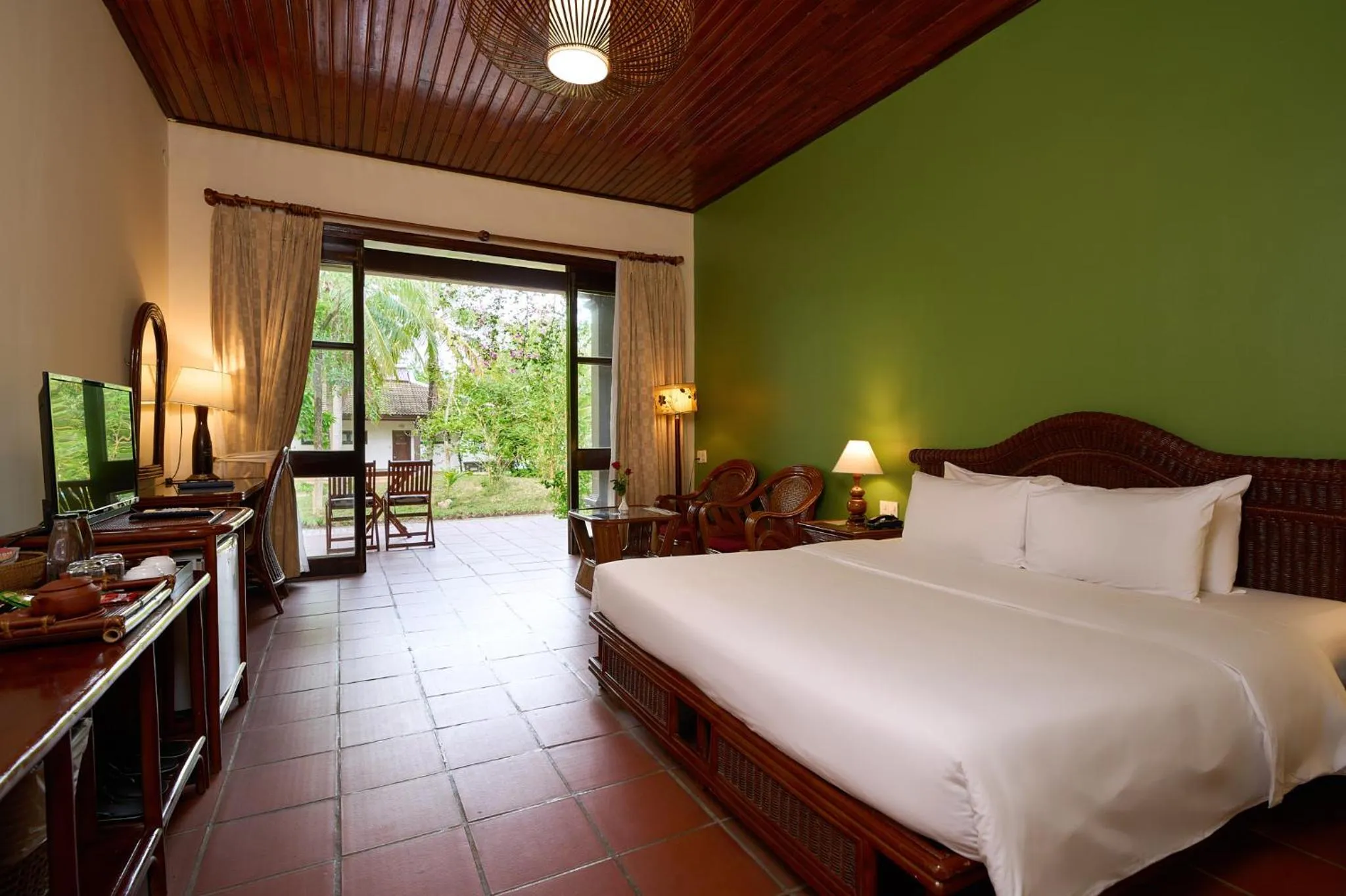 Deluxe Double or Twin Room with Garden View in Lang Co Beach Resort