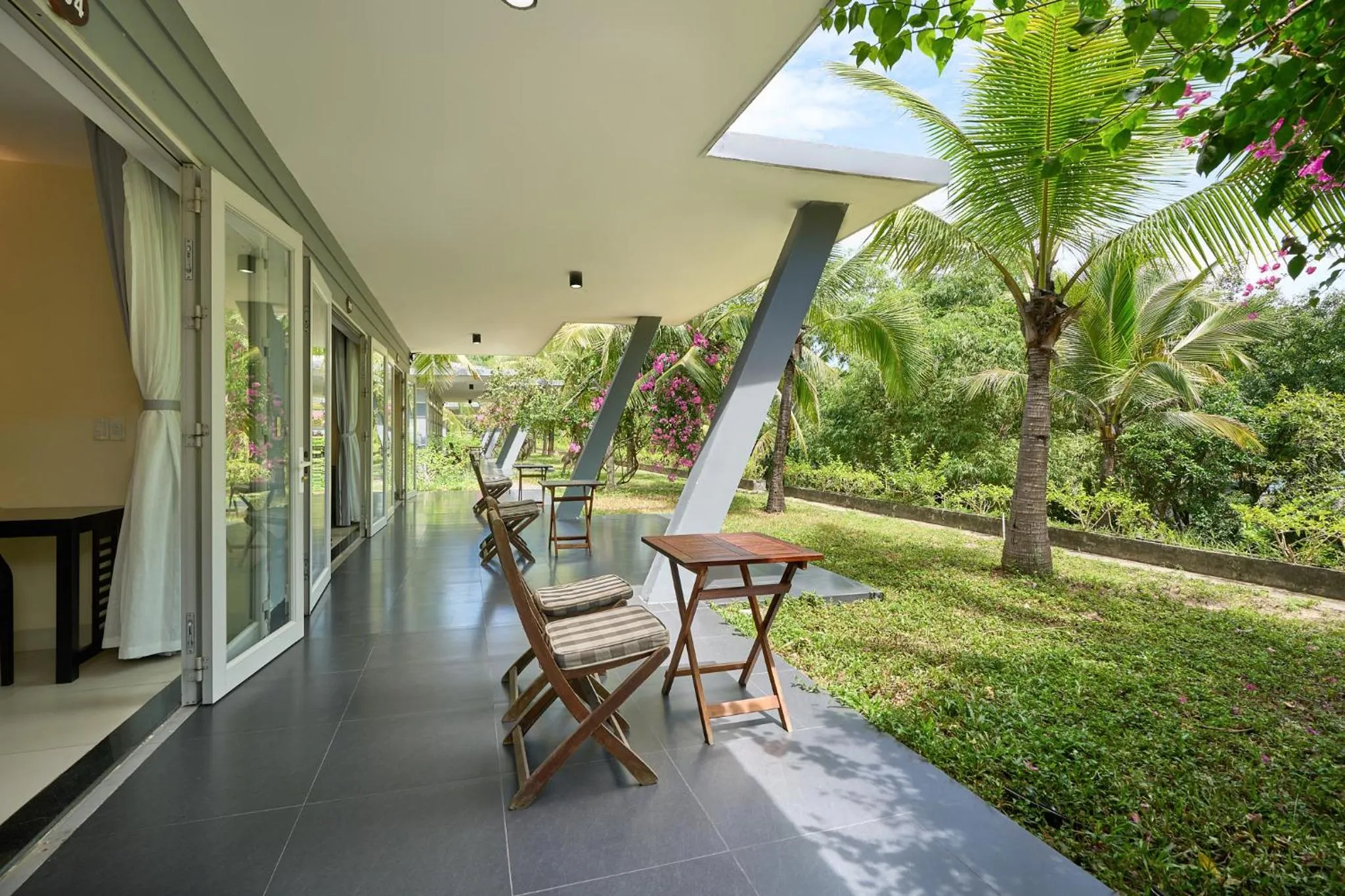 Patio in Lang Co Beach Resort