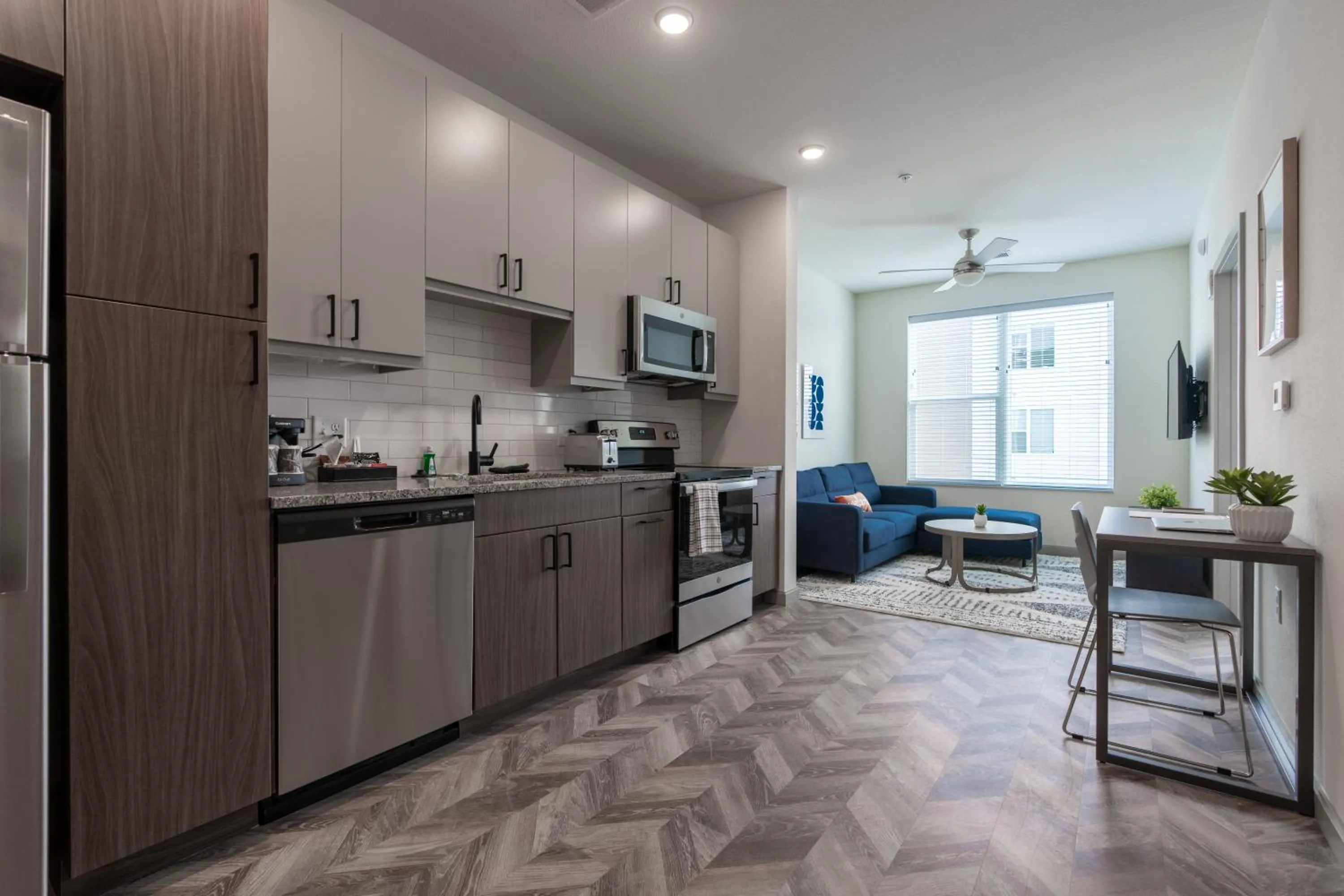 Kitchen or kitchenette in Yugo Guest Suites