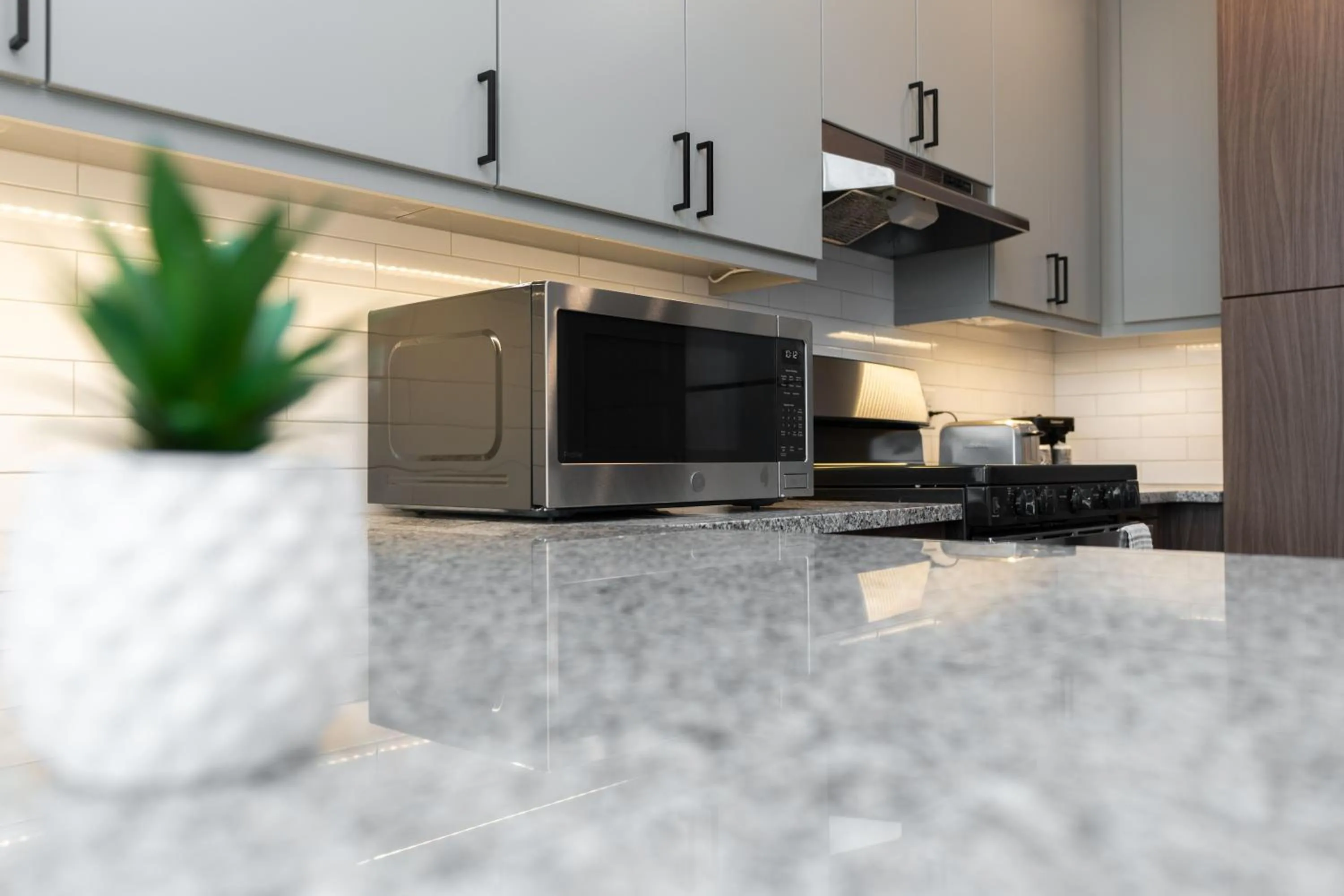 Kitchen or kitchenette in Yugo Guest Suites