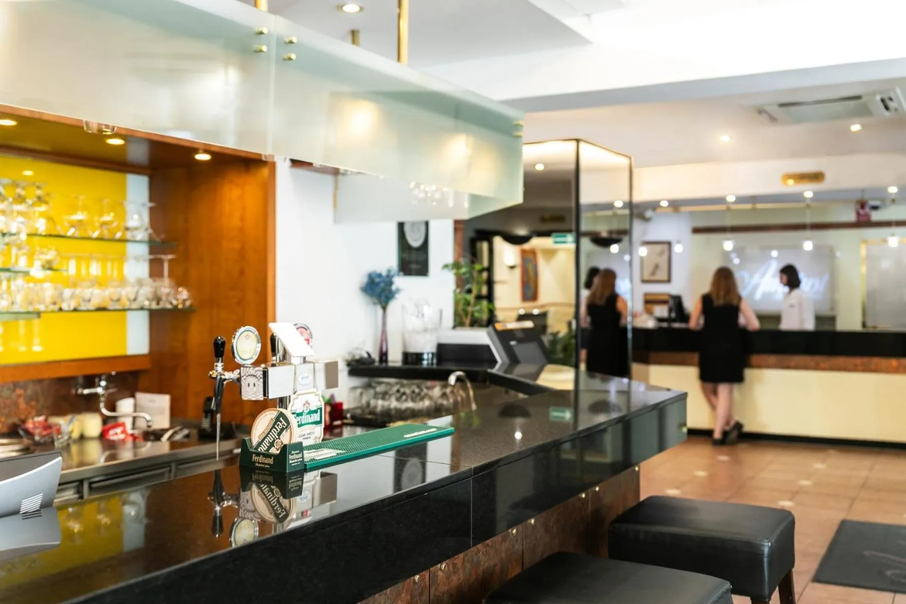 Lounge or bar in Ametyst Hotel Praha