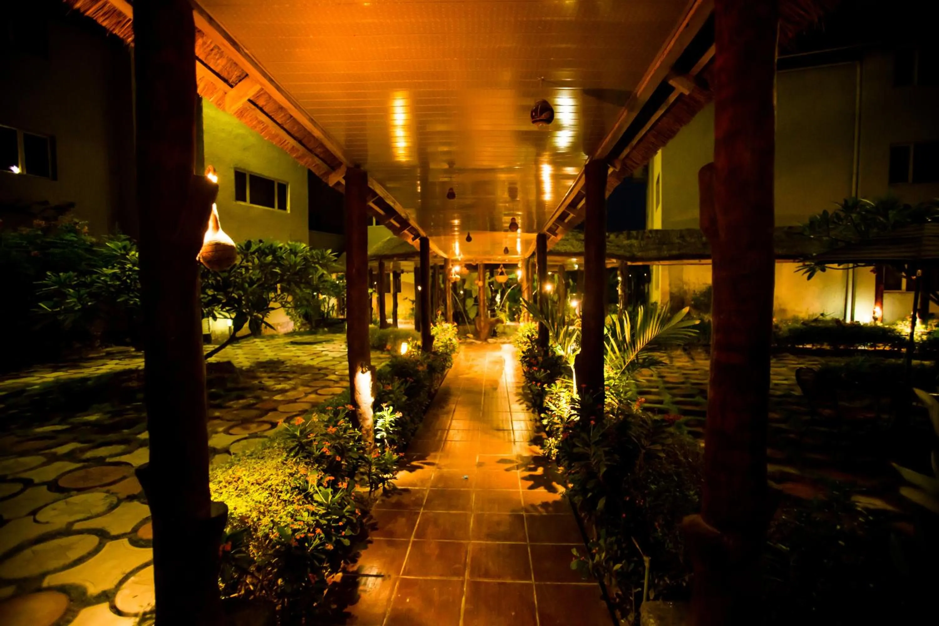 Patio in Hotel Bon Voyage